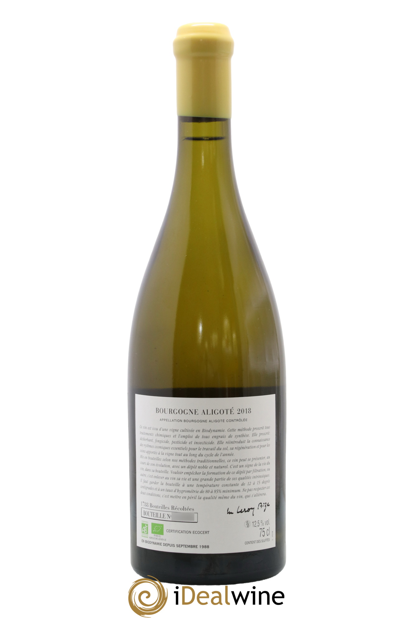 Bourgogne Aligoté Sous Chatelet d'Auvenay (Domaine) 2018 - Lot de 1 bouteille - 1