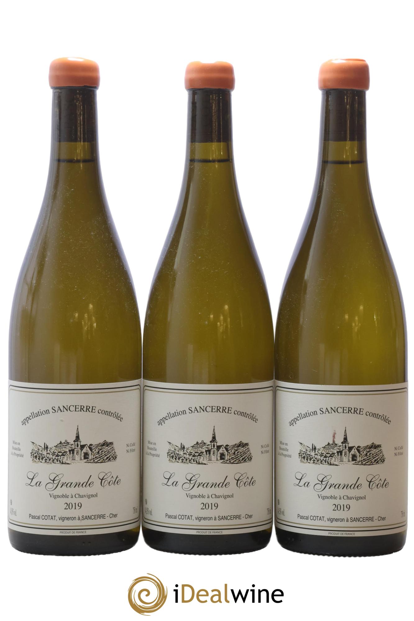 Sancerre La Grande Côte Pascal Cotat 2019 - Posten von 3 Flaschen - 0