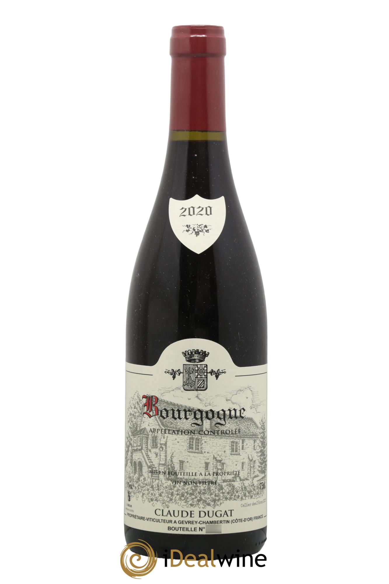 Bourgogne Claude Dugat 2020 - Lot de 1 bouteille - 0
