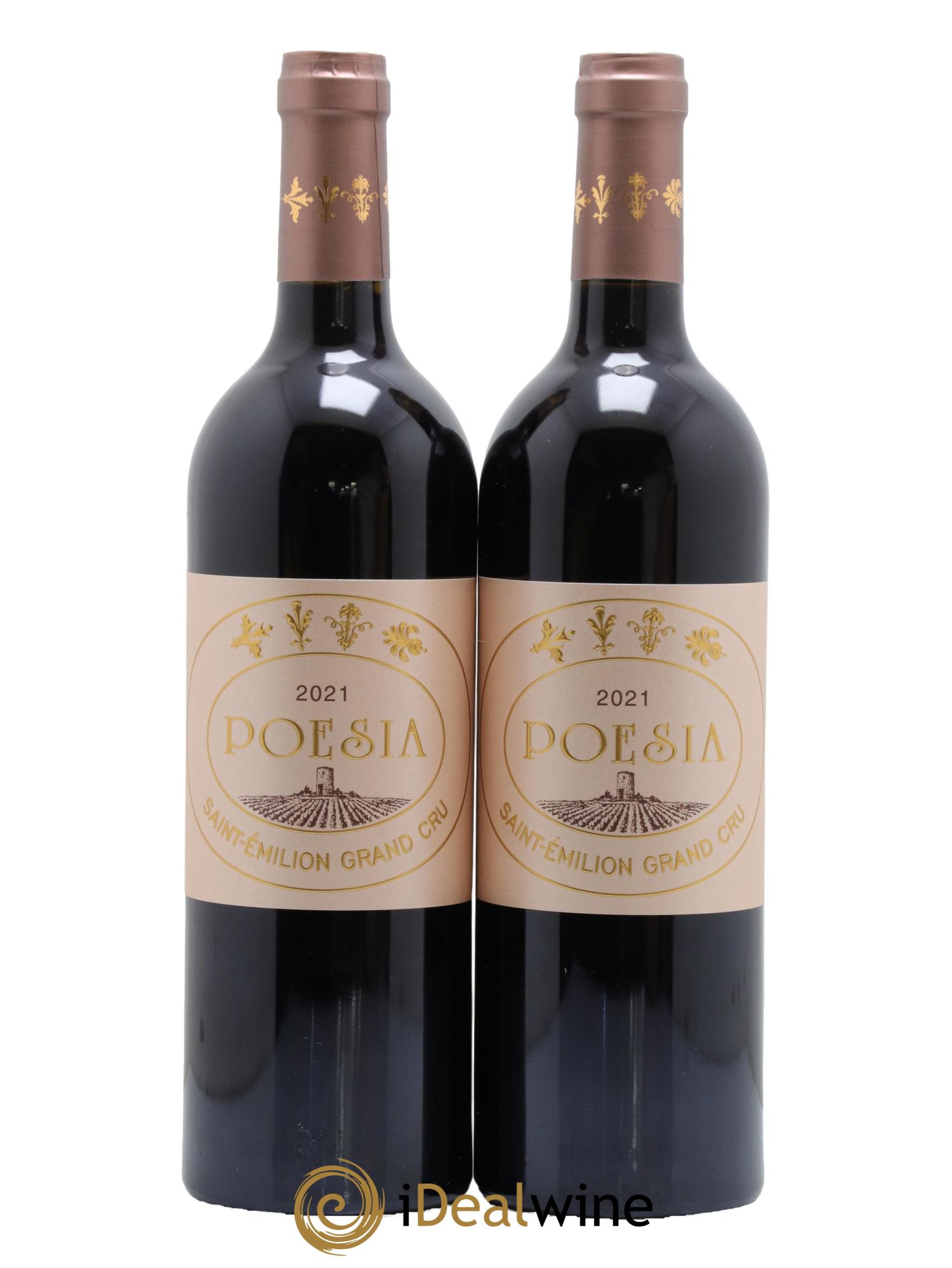 Saint-Émilion Grand Cru Château Poesia 2021 - Lot de 2 bouteilles - 0