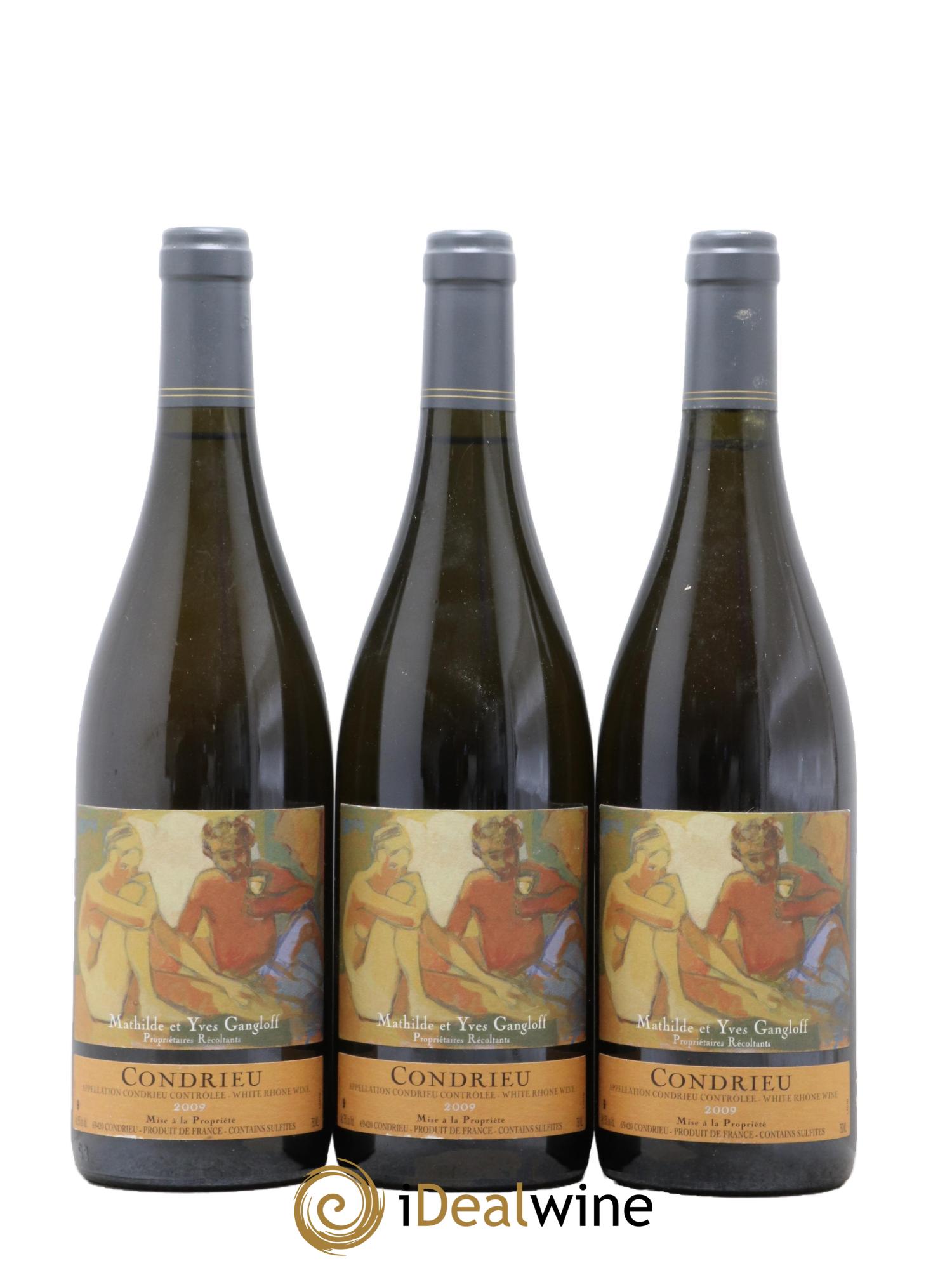 Condrieu Domaine Gangloff (Domaine) 2009 - Lot de 3 bouteilles - 0