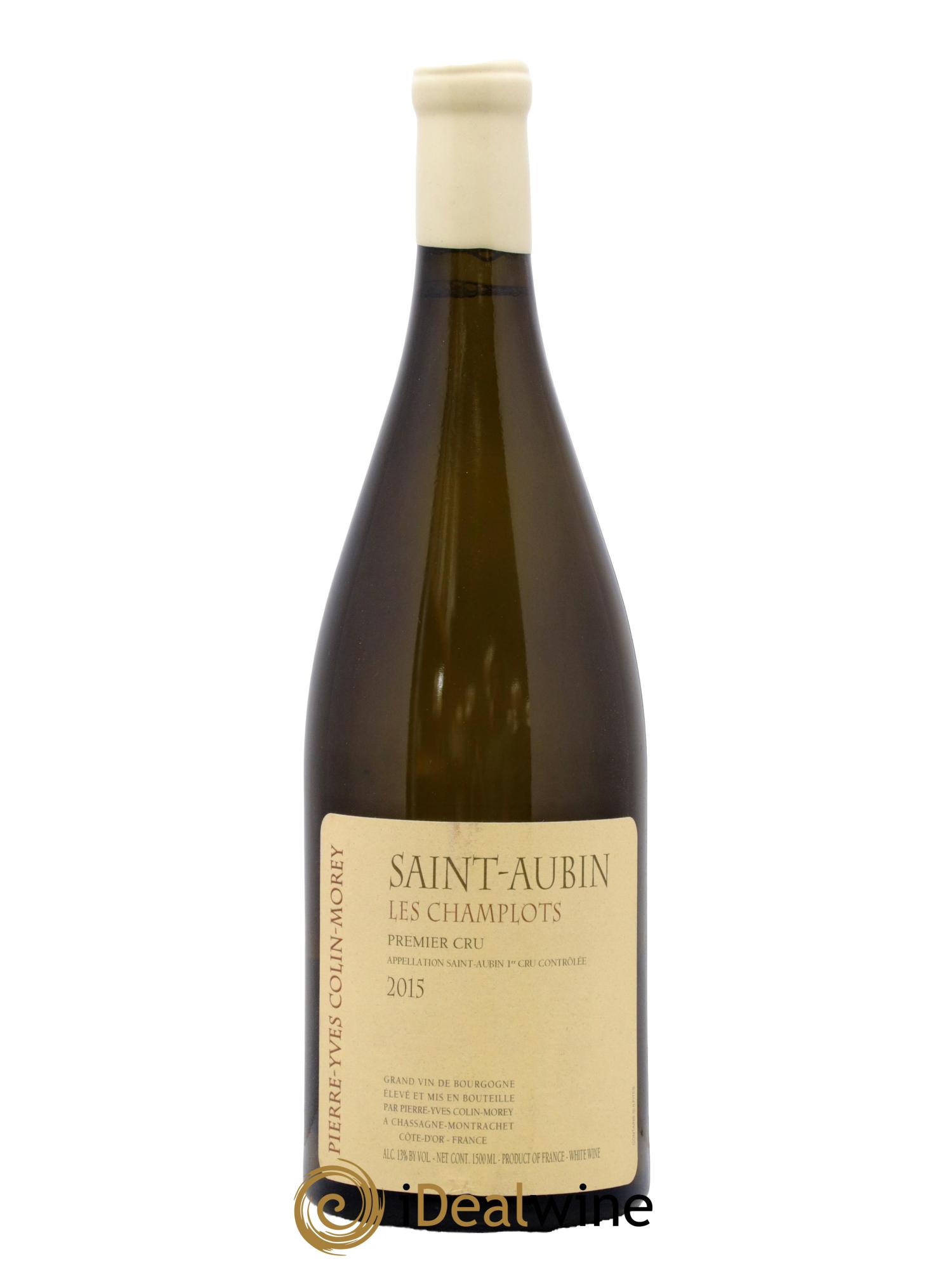 Saint-Aubin 1er Cru Les Champlots Pierre-Yves Colin Morey 2015 - Posten von 1 Magnum - 0