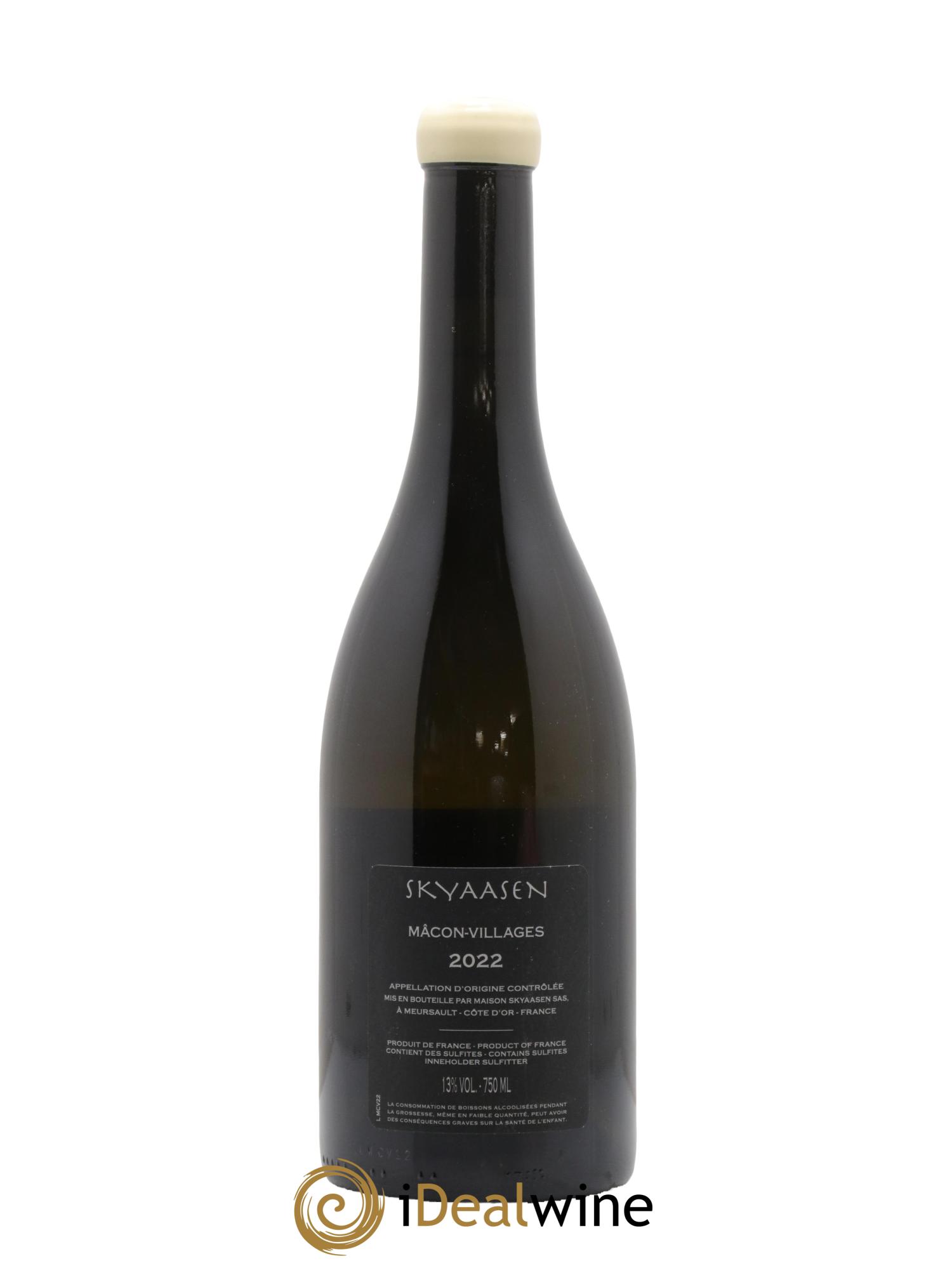Mâcon-Villages Maison Skyaasen 2022 - Lot de 1 bouteille - 1