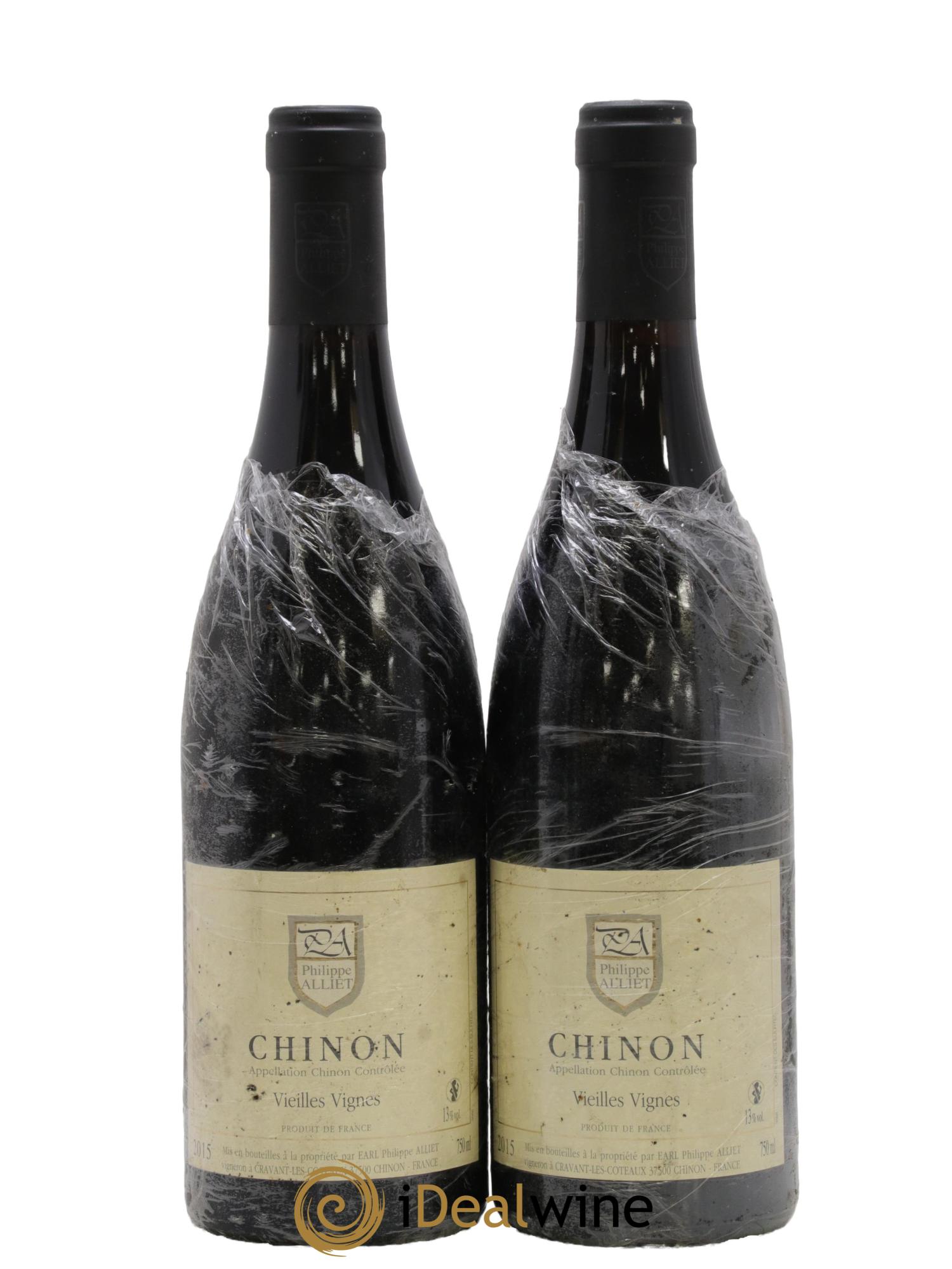 Chinon Vieilles Vignes Philippe Alliet 2015 - Lot de 2 bouteilles - 0