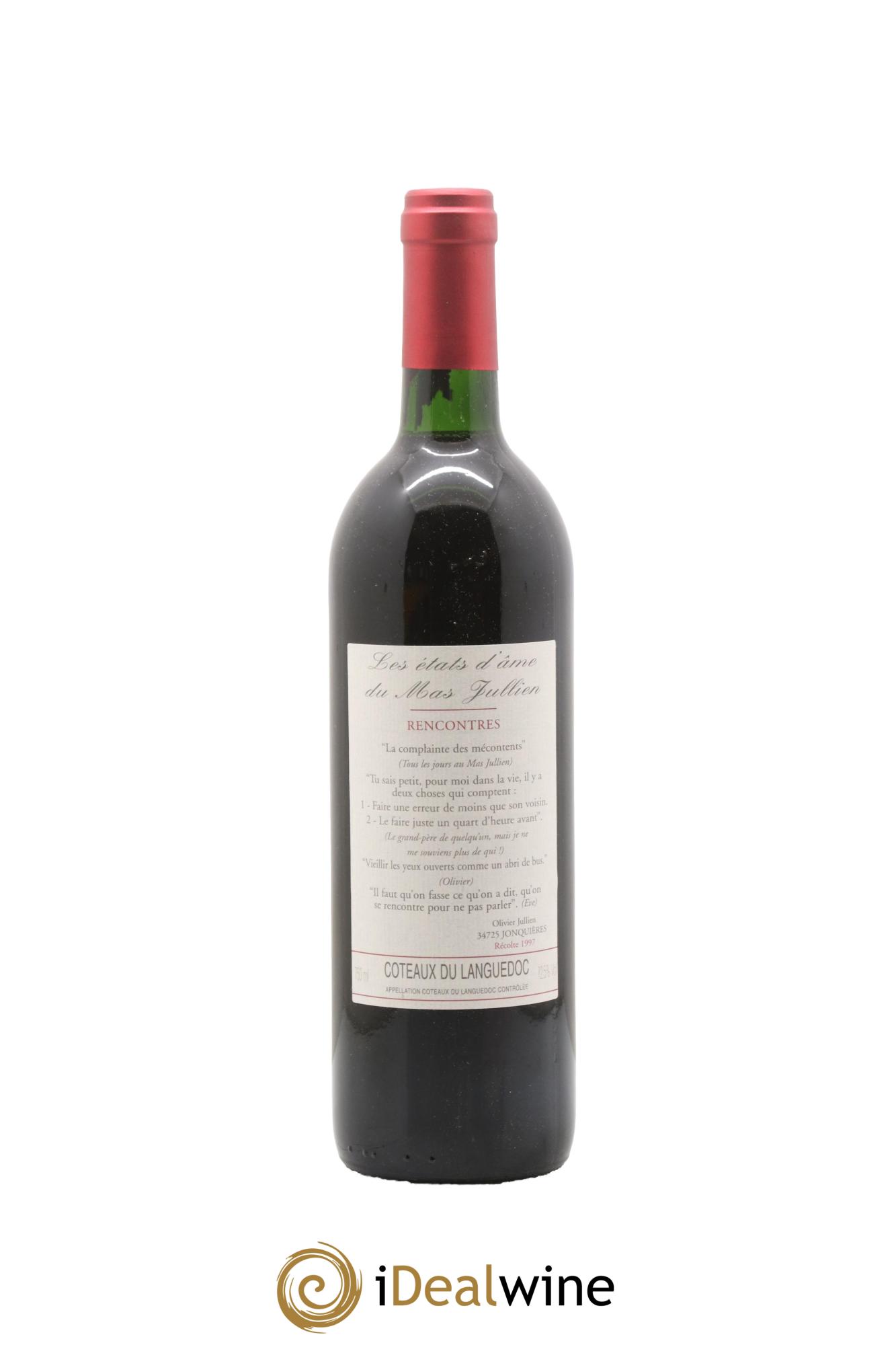 Coteaux du Languedoc - Terrasses du Larzac Mas Jullien Les Etats d'Ame du Mas Jullien Olivier Jullien 1997 - Lot of 1 bottle - 0