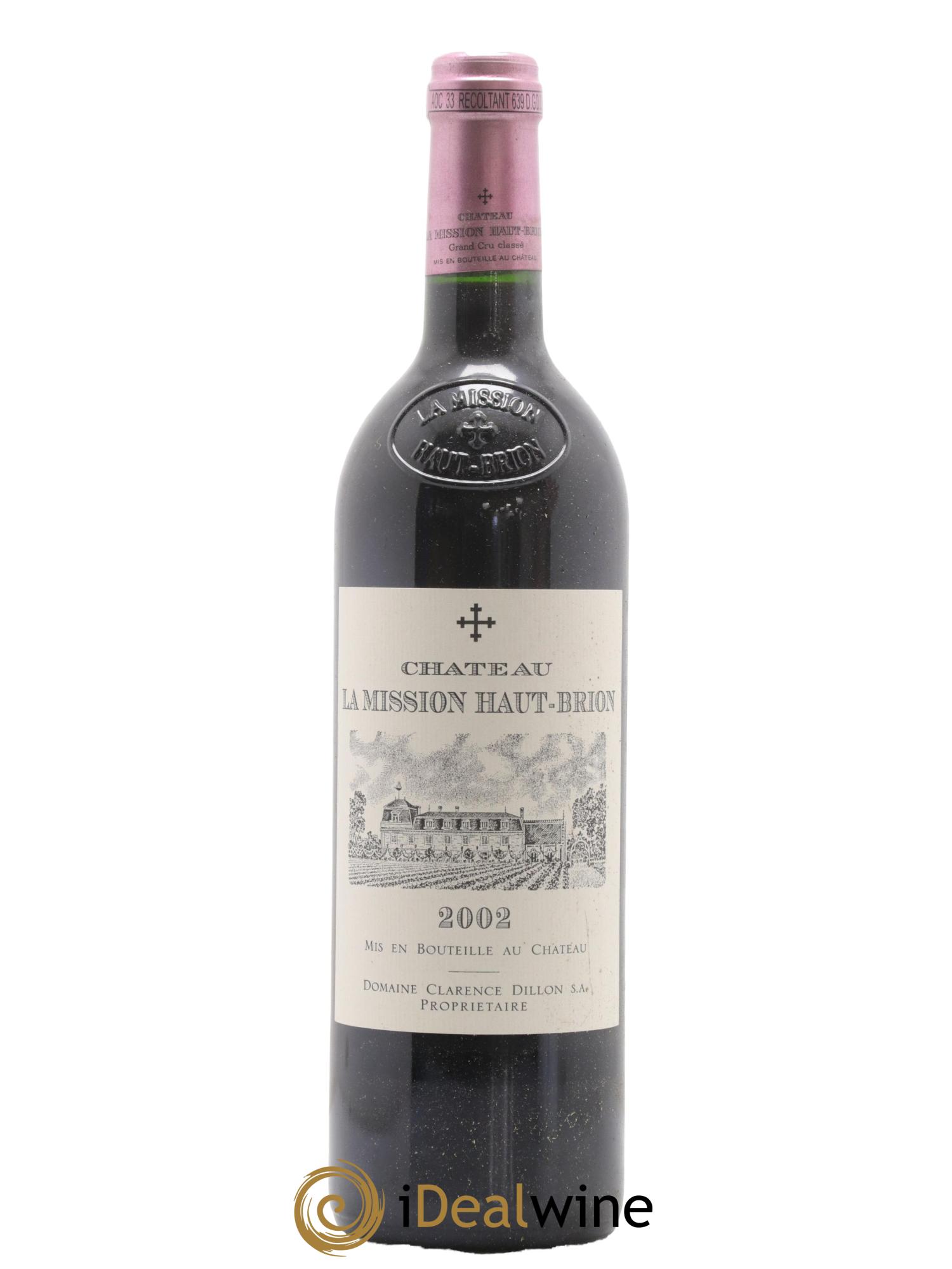 Château la Mission Haut-Brion Cru Classé de Graves 2002 - Lot de 1 bouteille - 0