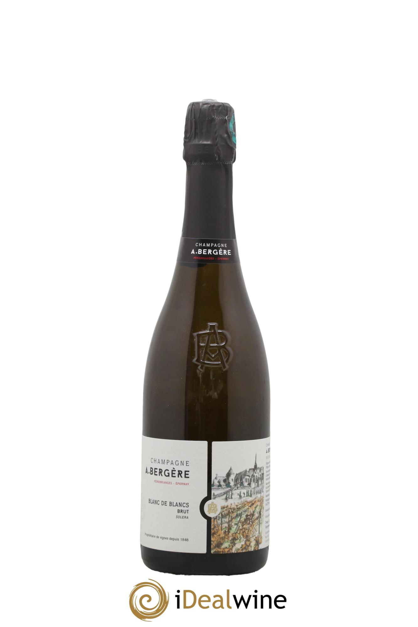 Champagne Brut Blanc de Blancs Solera A. Bergère - Lot of 1 bottle - 0