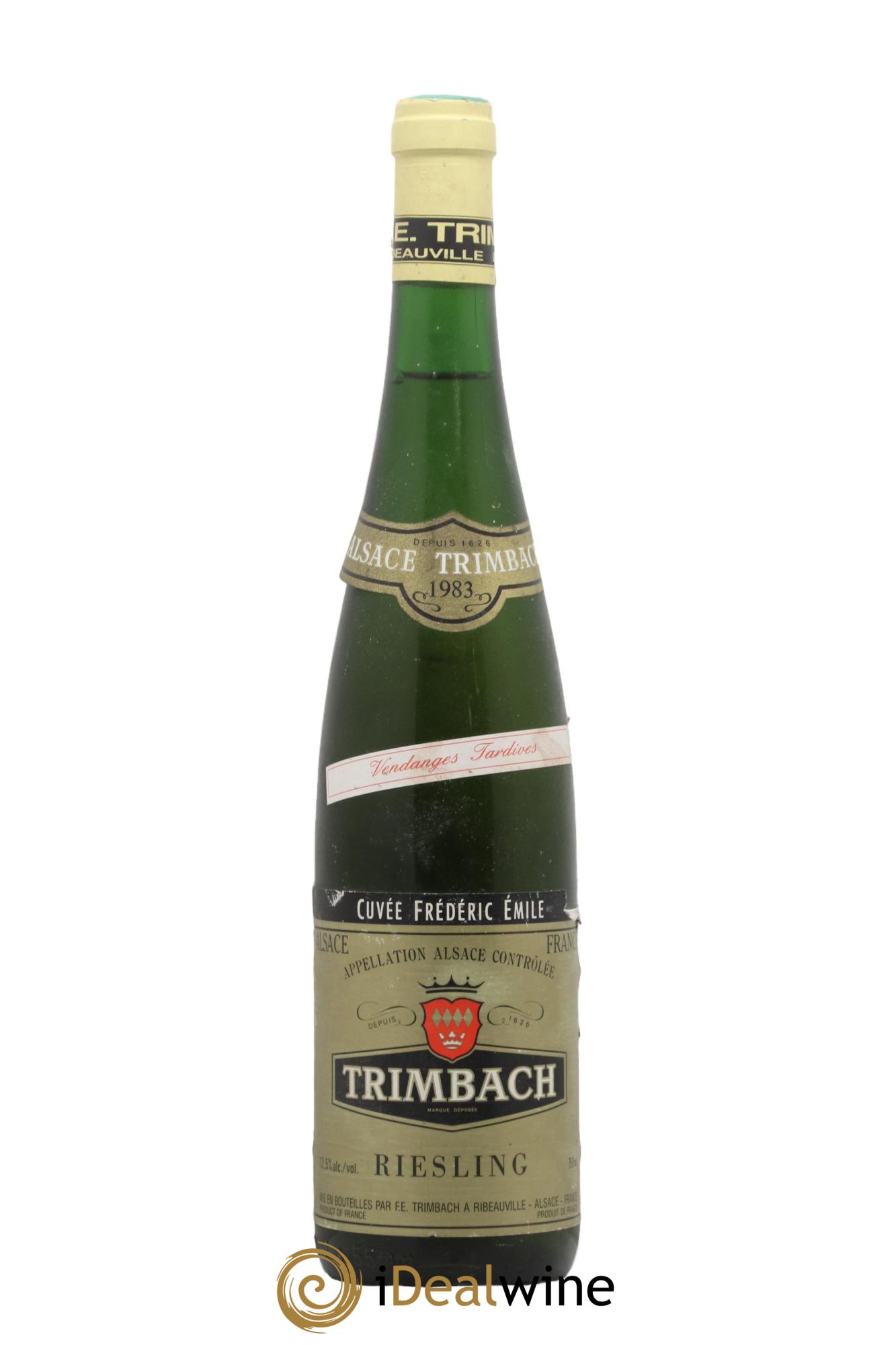 Alsace Riesling Vendanges Tardives Trimbach (Domaine) 1983 - Lotto di 1 bottiglia - 0