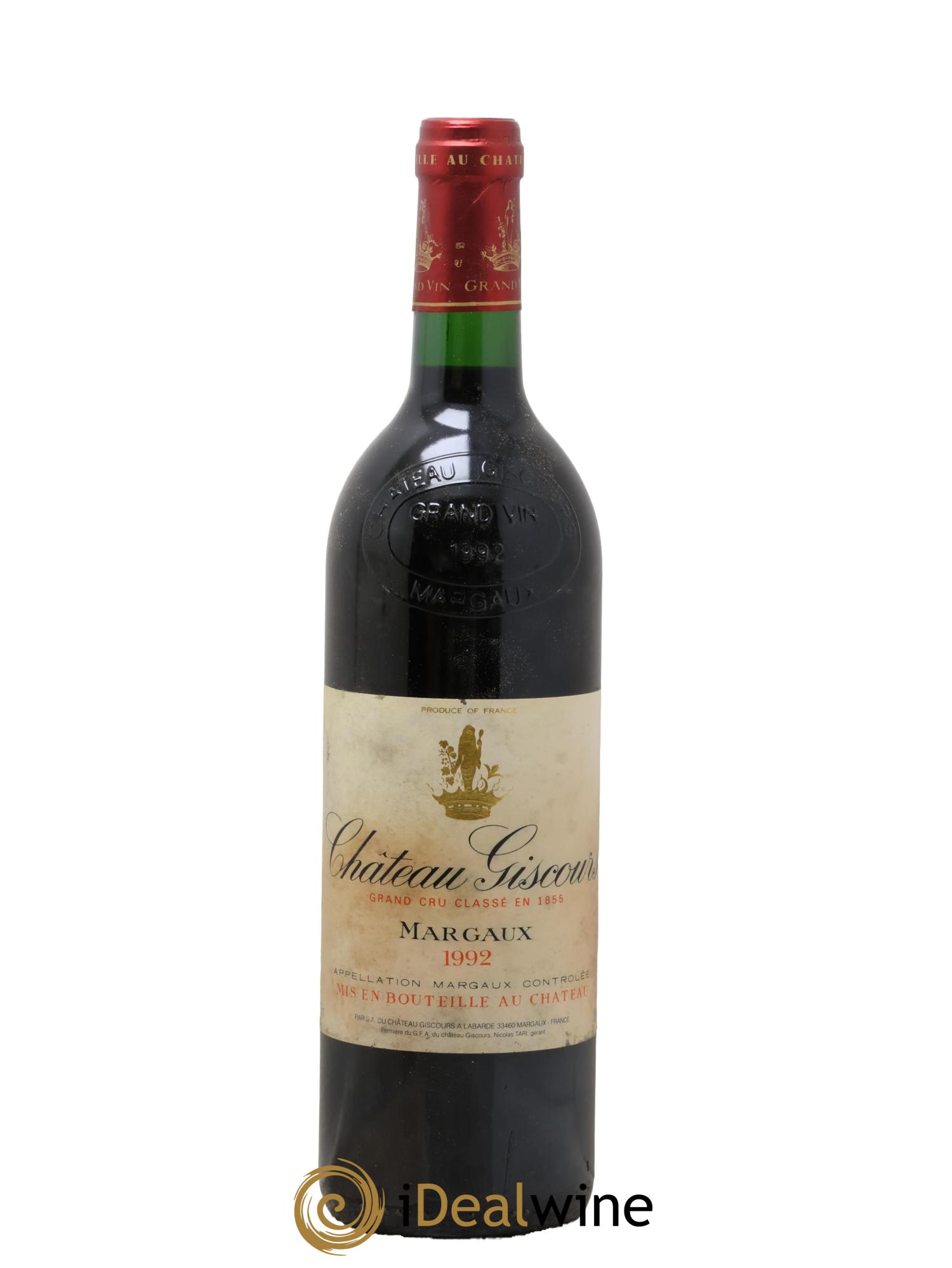 Château Giscours 3ème Grand Cru Classé 1992 - Lot of 1 bottle - 0