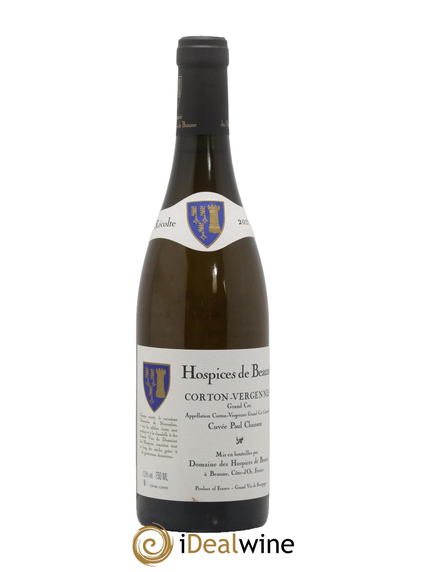 Acheter vin Corton Grand Cru Vergennes Cuvée Paul Chanson Hospices