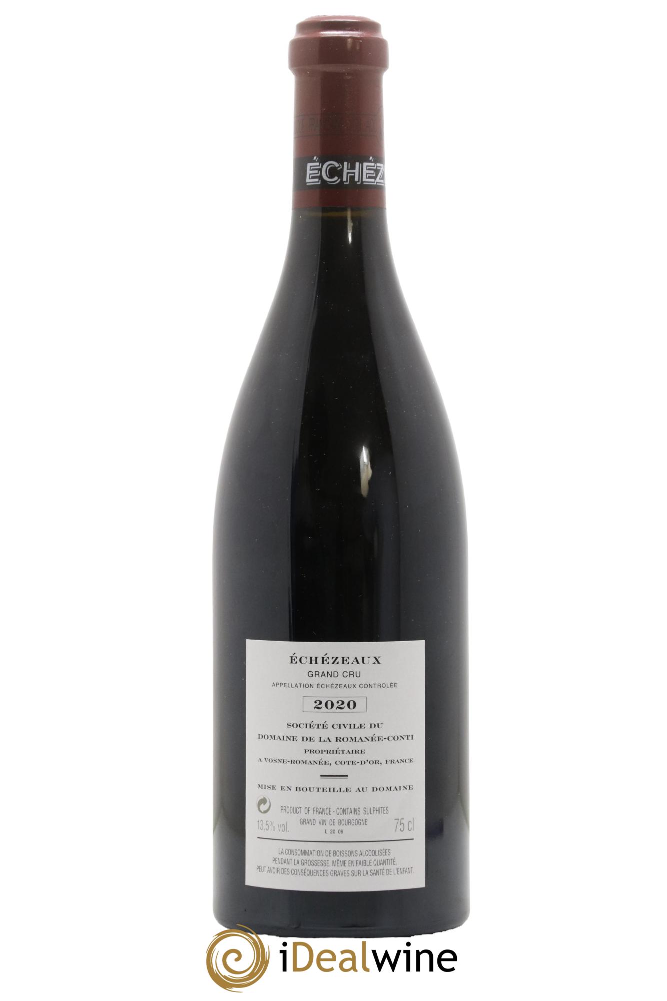 Echezeaux Grand Cru Domaine de la Romanée-Conti 2020 - Posten von 1 Flasche - 1