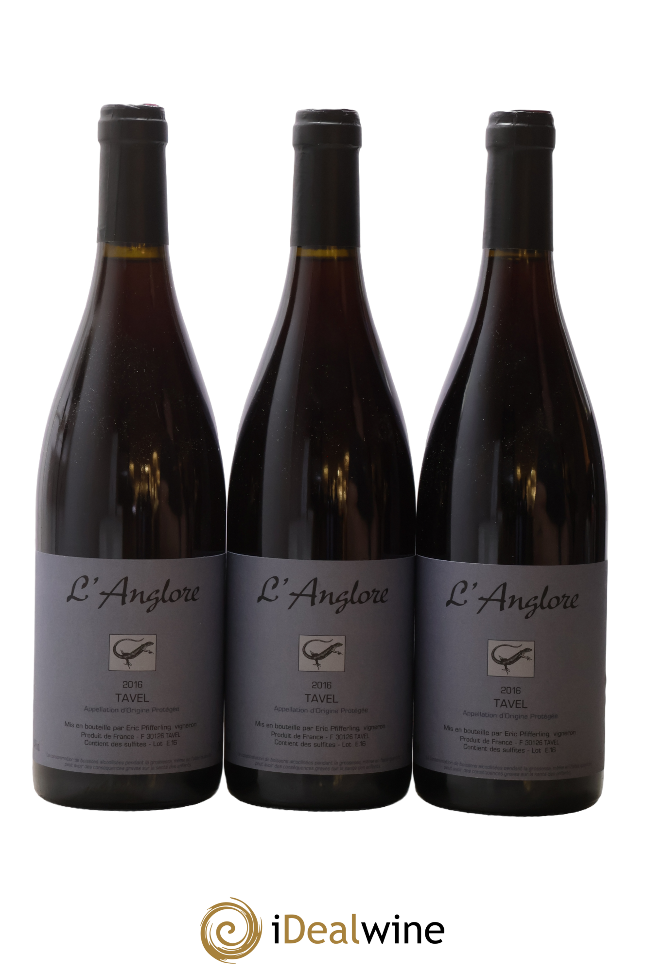 Tavel L'Anglore 2016 - Lot de 3 bouteilles - 0