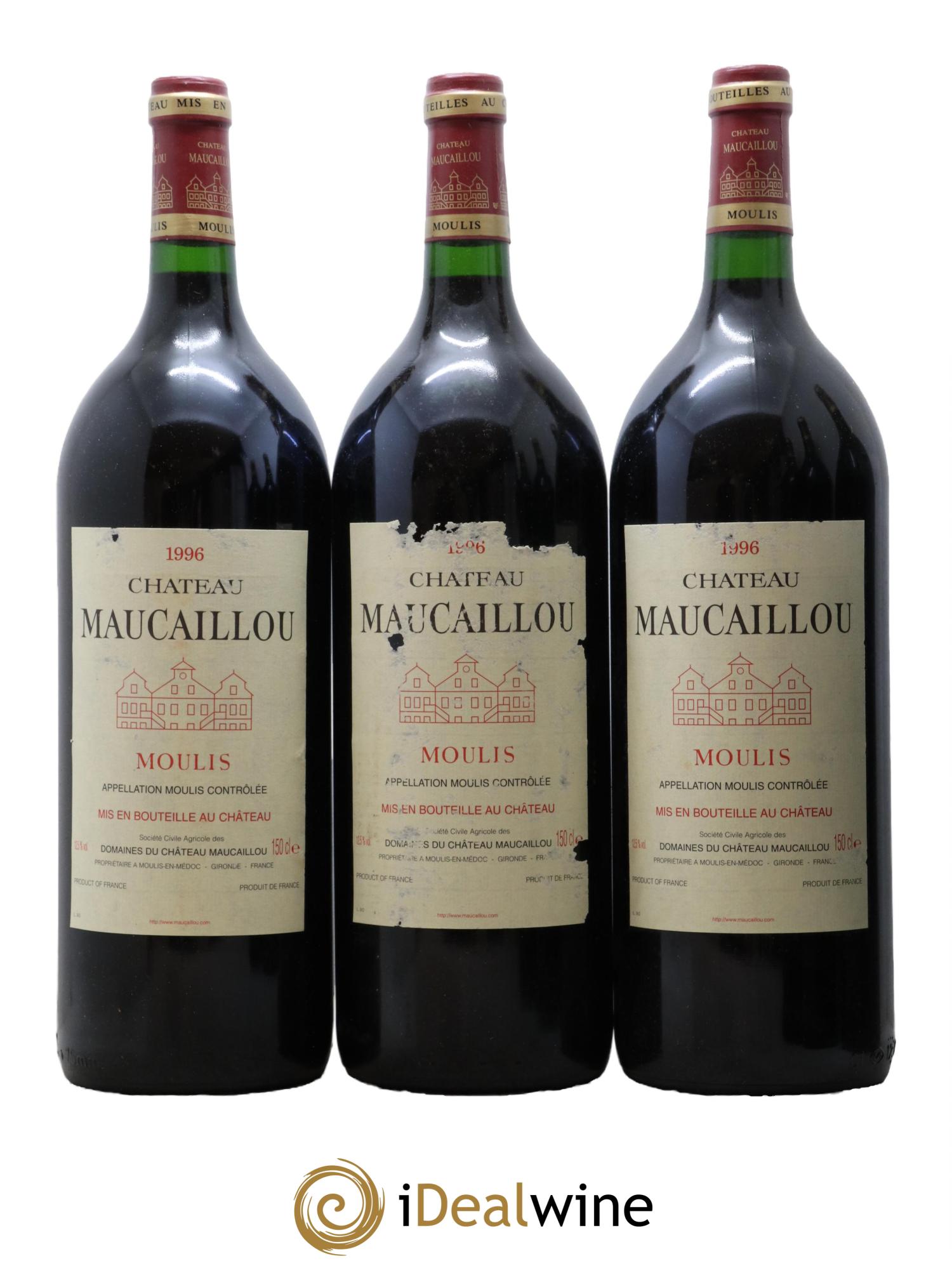 Château Maucaillou 1996 - Posten von 6 Magnum - 1