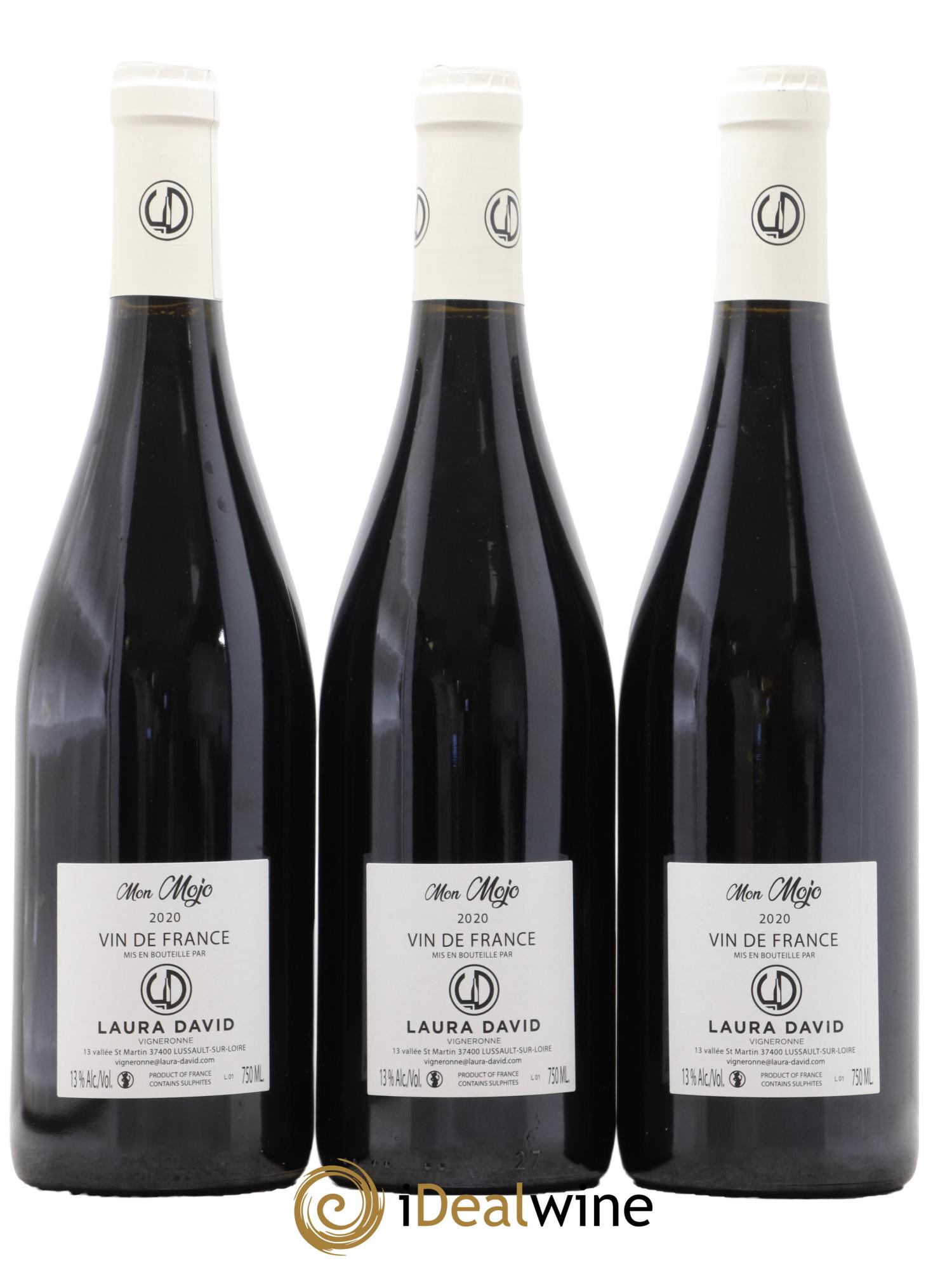 Vin de France Mon Mojo Laura David 2020 - Lot de 3 bouteilles - 1