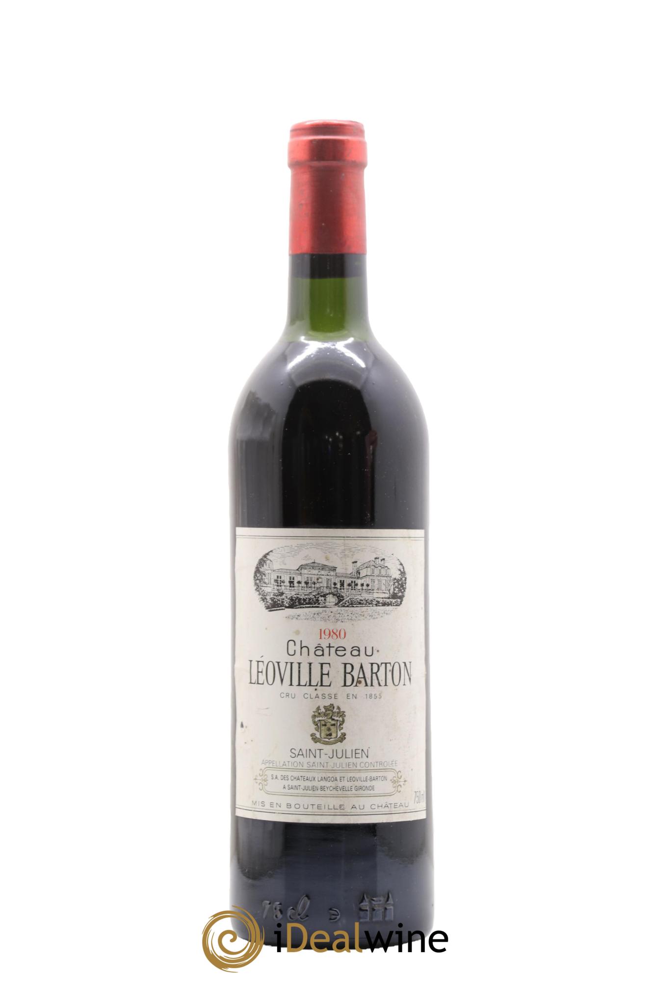 Château Léoville Barton 2ème Grand Cru Classé 1980 - Lot de 1 bouteille - 0