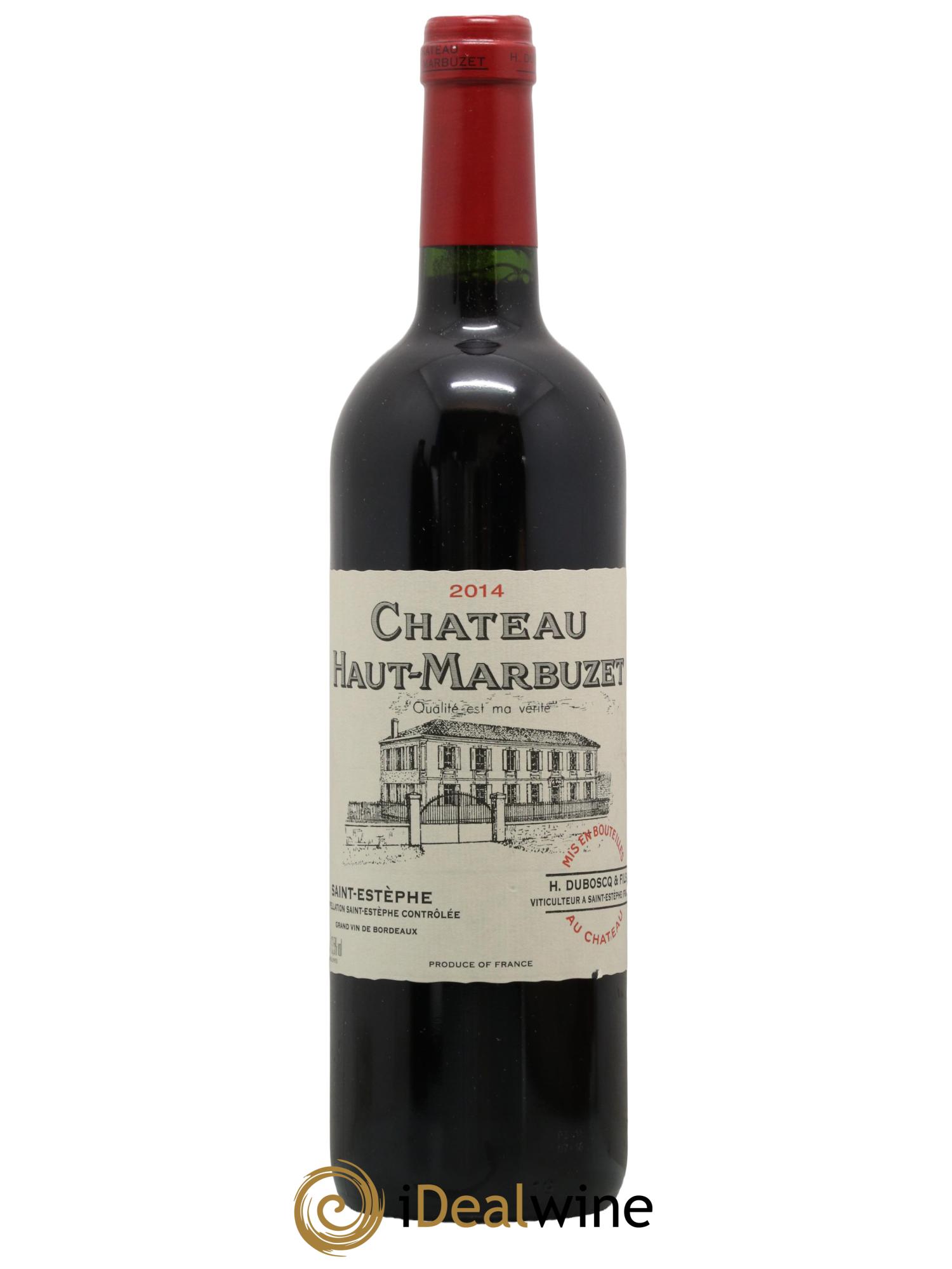 Château Haut Marbuzet 2014 - Lot de 1 bouteille - 0