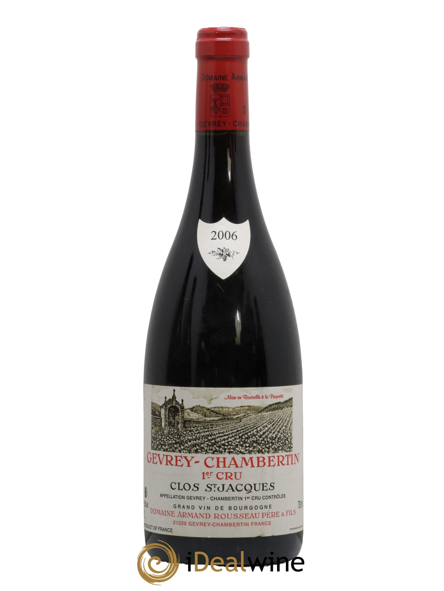 Gevrey-Chambertin 1er Cru Clos Saint-Jacques Armand Rousseau (Domaine) 2006 - Lotto di 1 bottiglia - 0