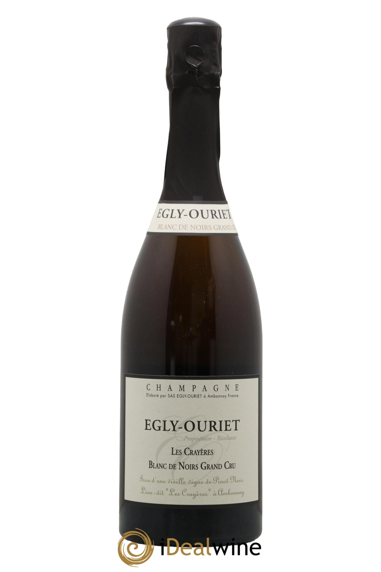 Blanc de Noirs Les Crayères Vieilles vignes Egly-Ouriet - Lot de 1 bouteille - 0