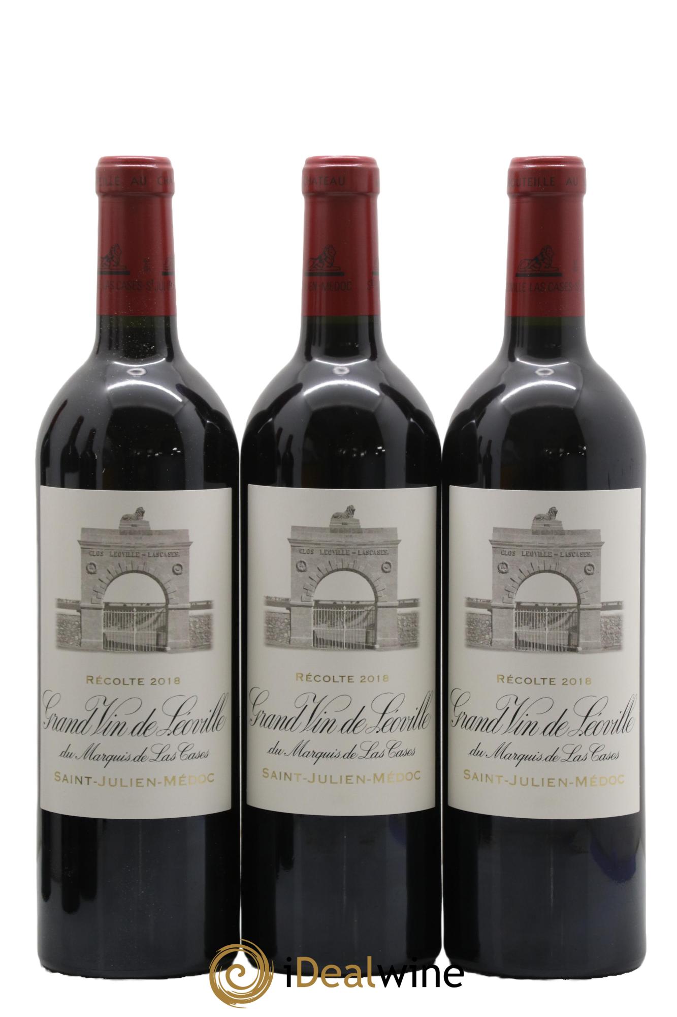 Château Léoville Las Cases 2ème Grand Cru Classé 2018 - Posten von 6 Flaschen - 1