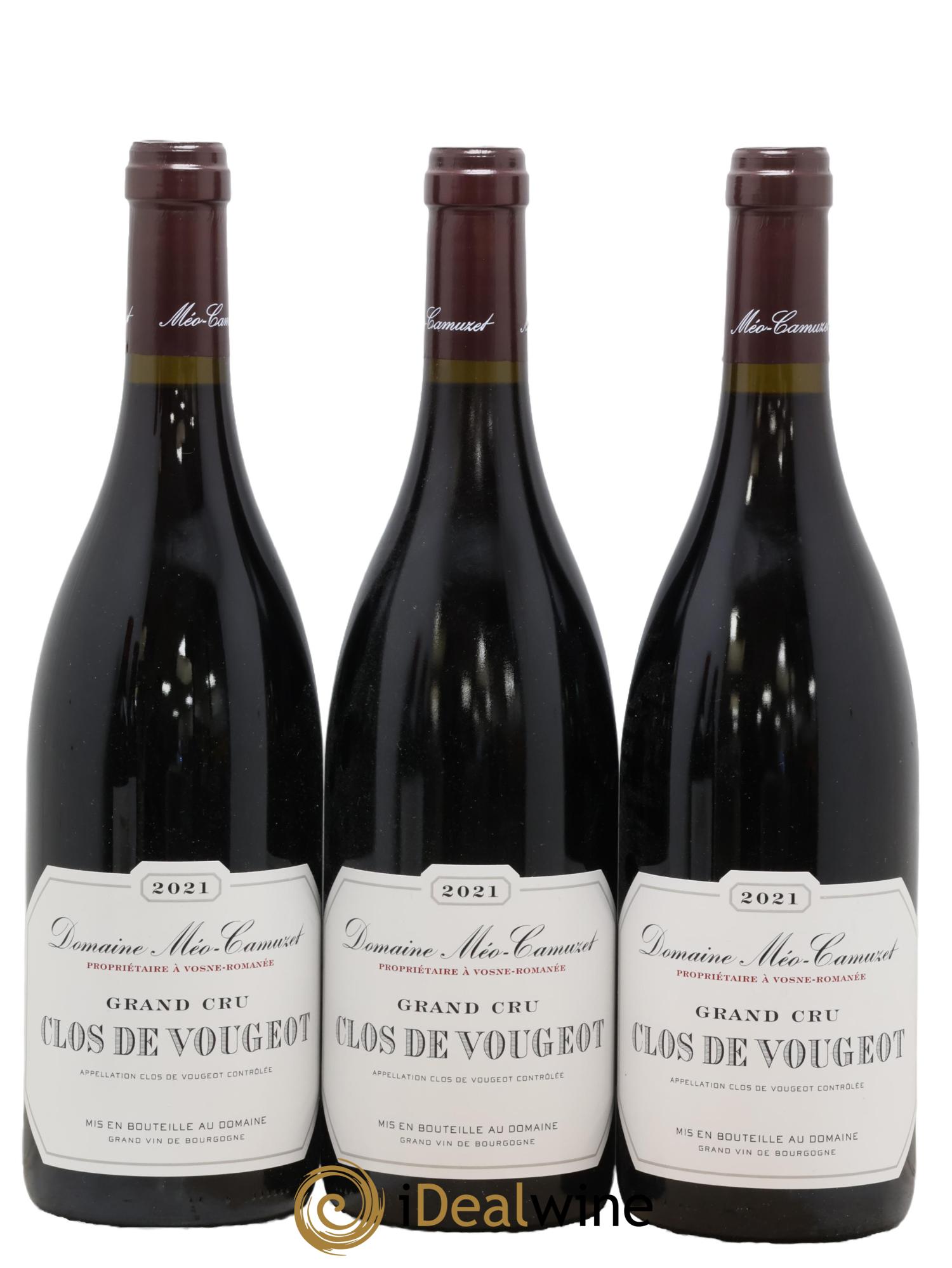 Clos de Vougeot Grand Cru Méo-Camuzet (Domaine) 2021 - Lot of 3 bottles - 0