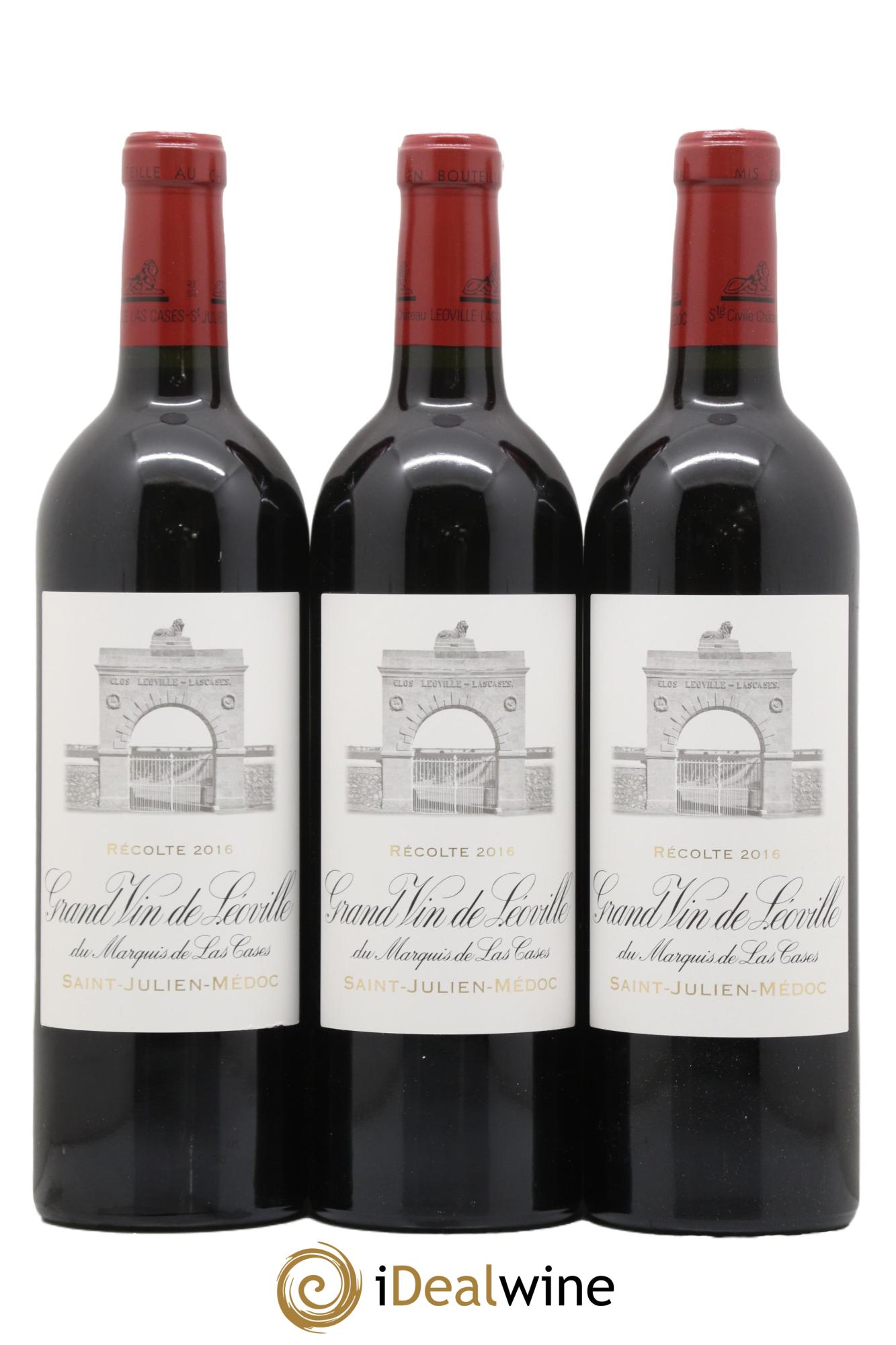 Château Léoville Las Cases 2ème Grand Cru Classé 2016 - Lot of 6 bottles - 1