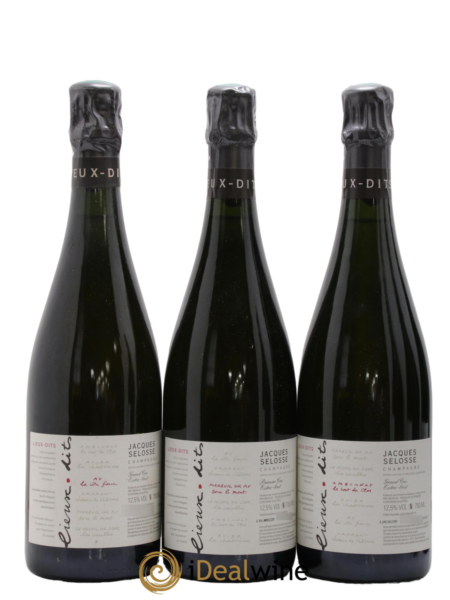 Caisse Collection Lieux-dits Jacques Selosse - Lot of 6 bottles - 2