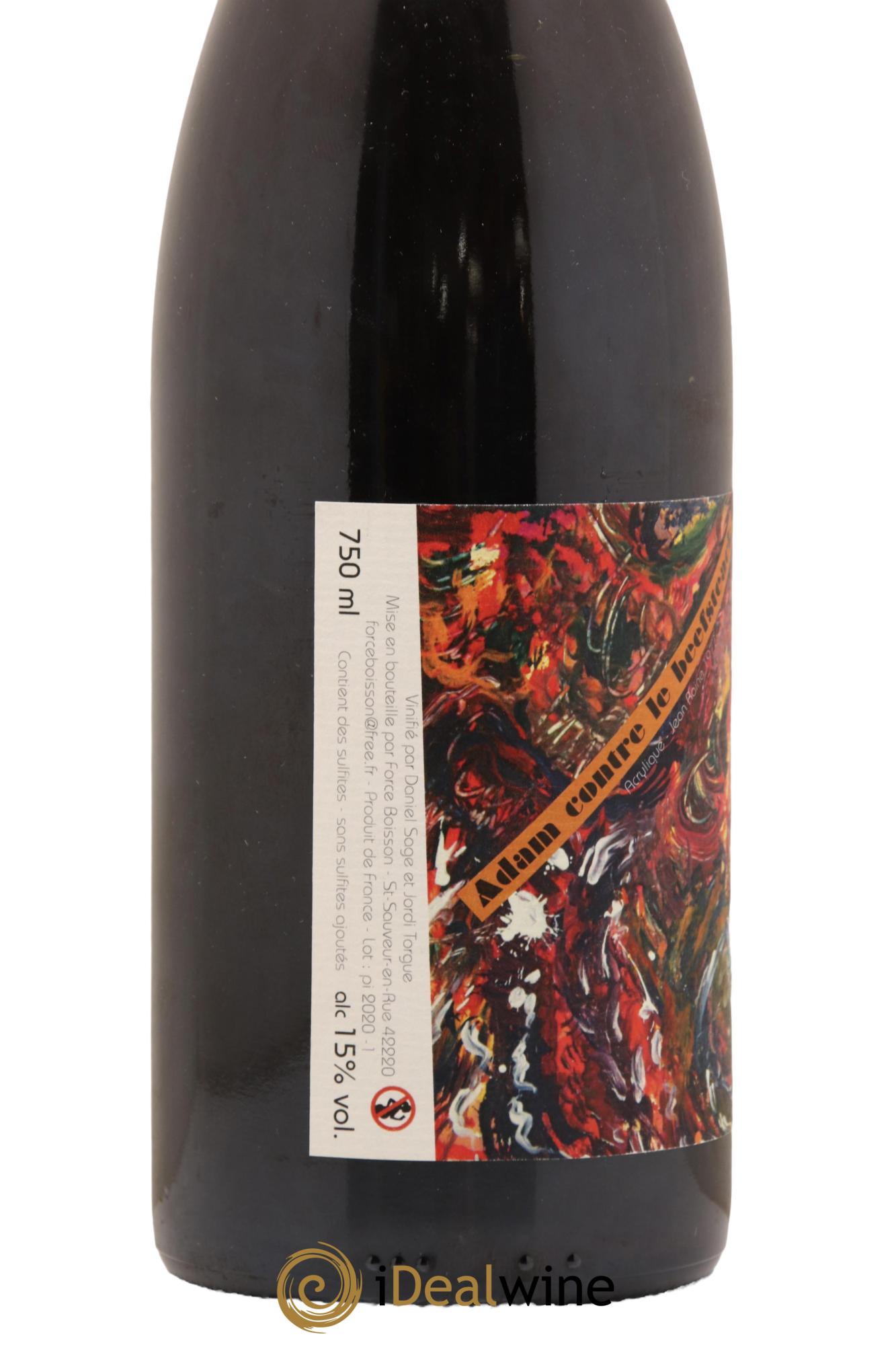 Vin de France Adam Contre le Beefsteak Daniel Sage 2019 - Lot de 1 bouteille - 1