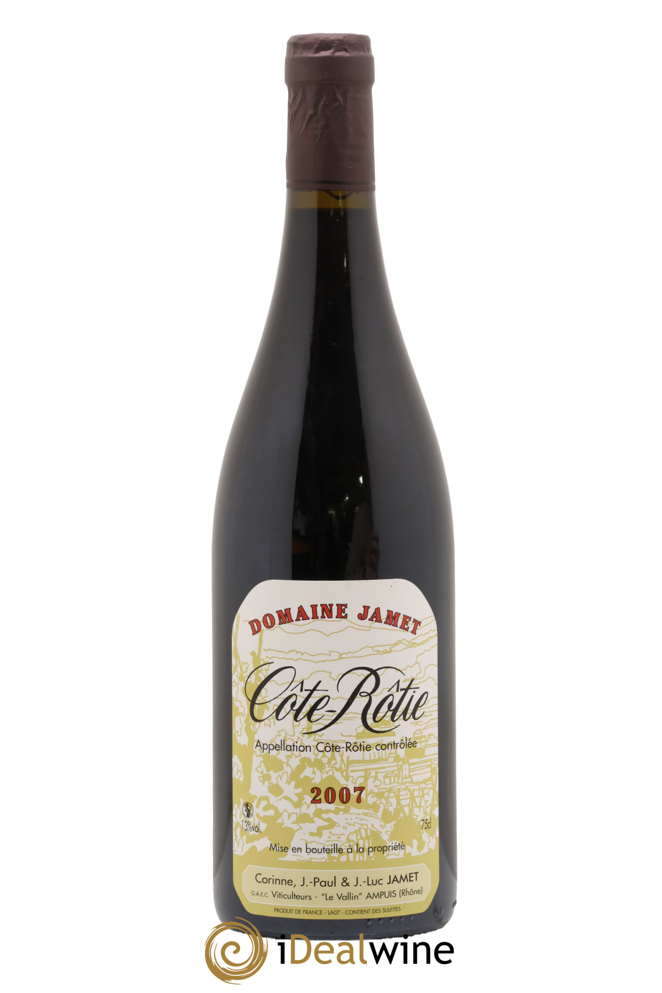 Côte-Rôtie Jamet (Domaine) 2007 - Lot de 1 bouteille - 0