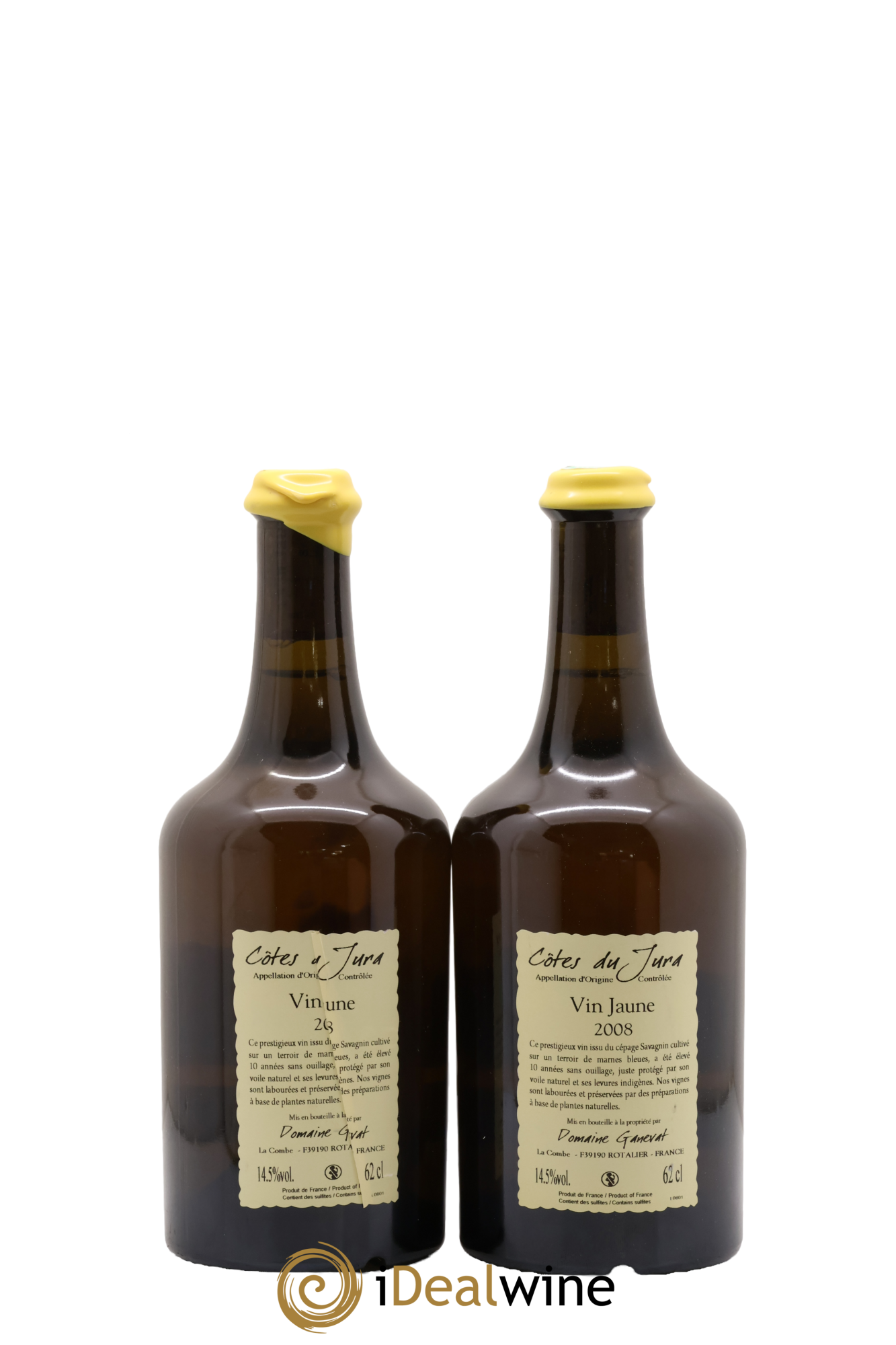 Côtes du Jura Vin Jaune Jean-François Ganevat (Domaine) 2008 - Posten von 2 Clavelin - 1