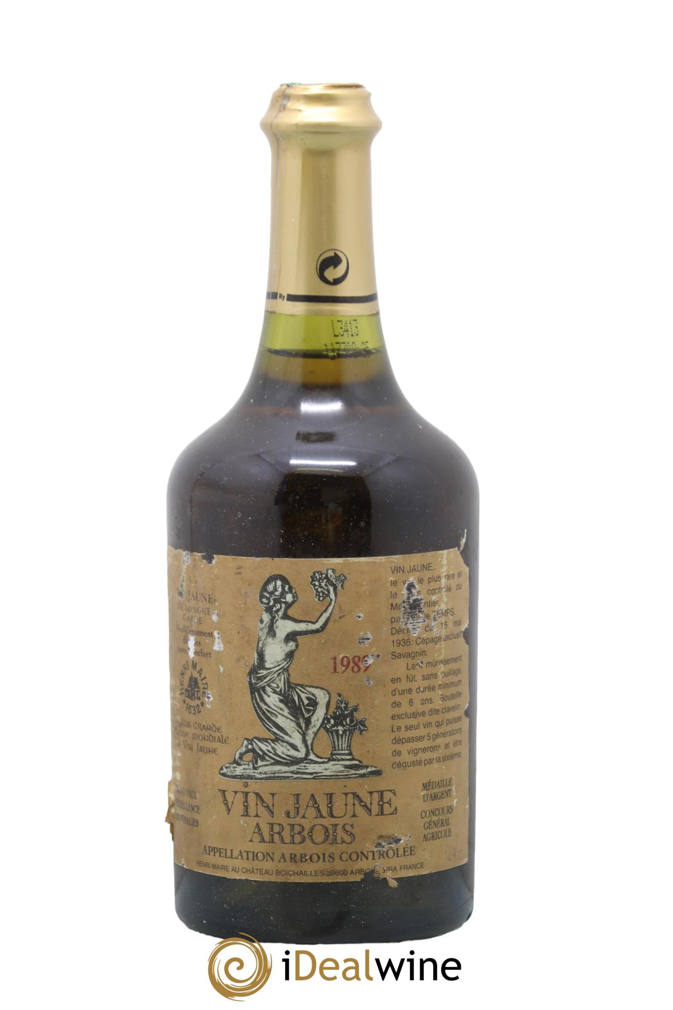 Arbois Vin Jaune Domaine Henri Maire 1989 - Lot de 1 clavelin - 0
