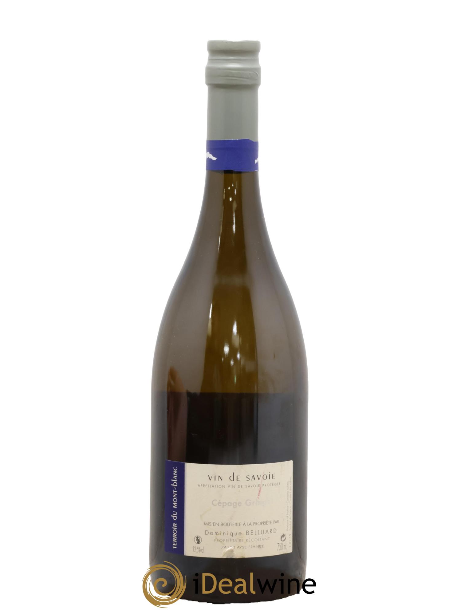 Vin de Savoie Les Alpes Domaine Belluard 2019 - Lot de 1 bouteille - 1