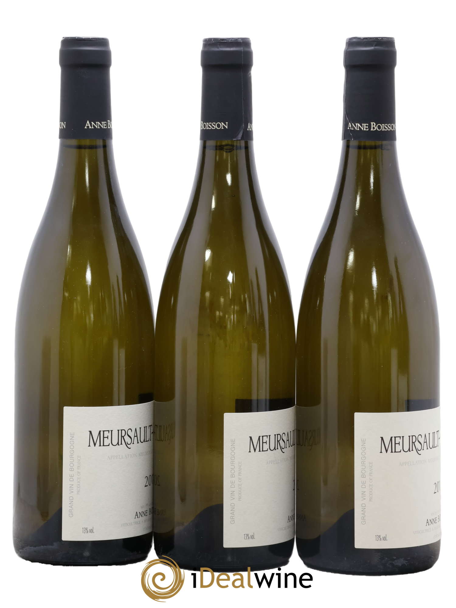 Meursault 1er Cru Genevrières Anne Boisson 2017 - Lot de 3 bouteilles - 1