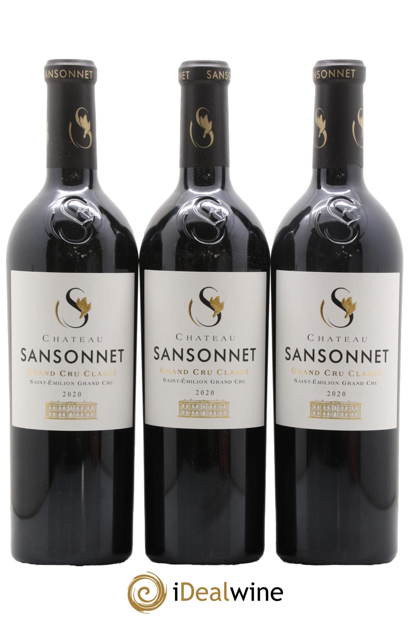 Château Sansonnet Grand Cru Classé 2020 - Lot of 12 bottles - 1