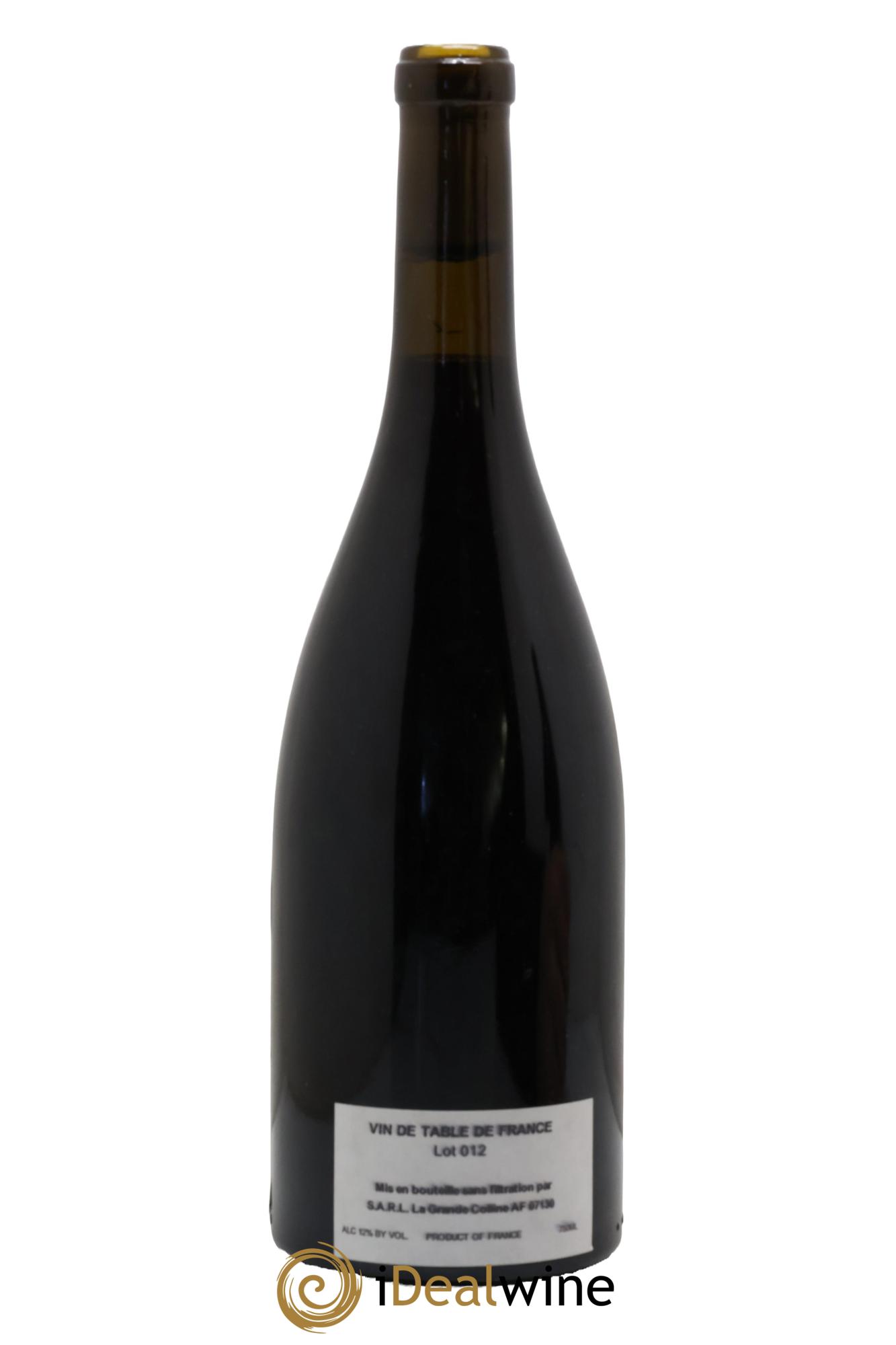 Vin de France (Ex Cornas) Hirotake Ooka - Domaine La Grande Colline Pas de nom de cuvée 2012 - Lot of 1 bottle - 1