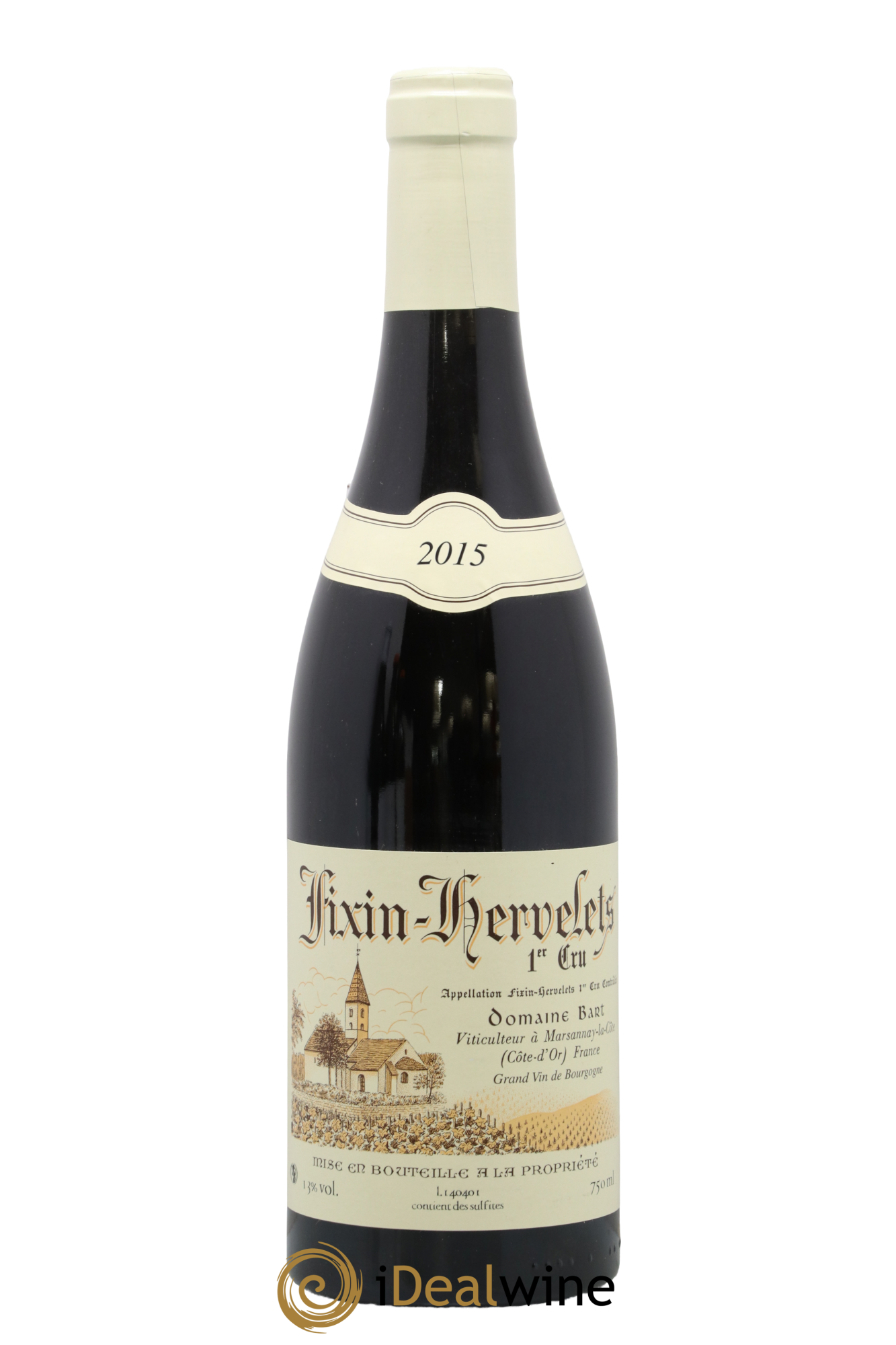 Fixin 1er Cru Hervelets Bart (Domaine) 2015 - Lot de 1 bouteille - 0