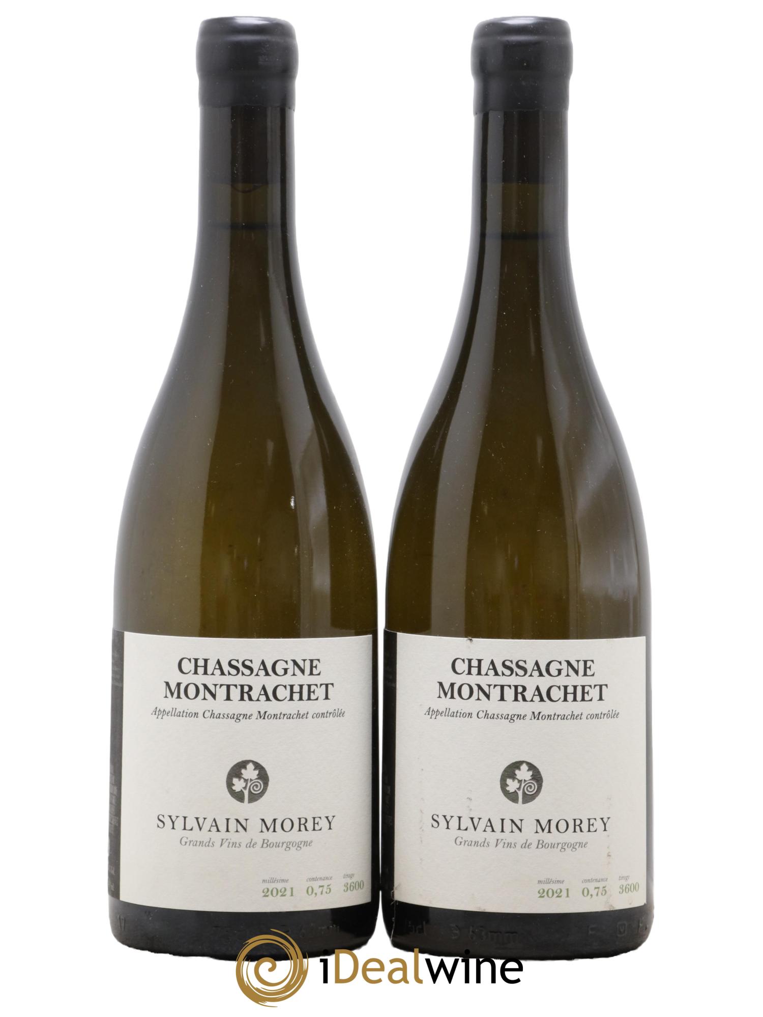 Chassagne-Montrachet Sylvain Morey 2021 - Lot de 2 bouteilles - 0