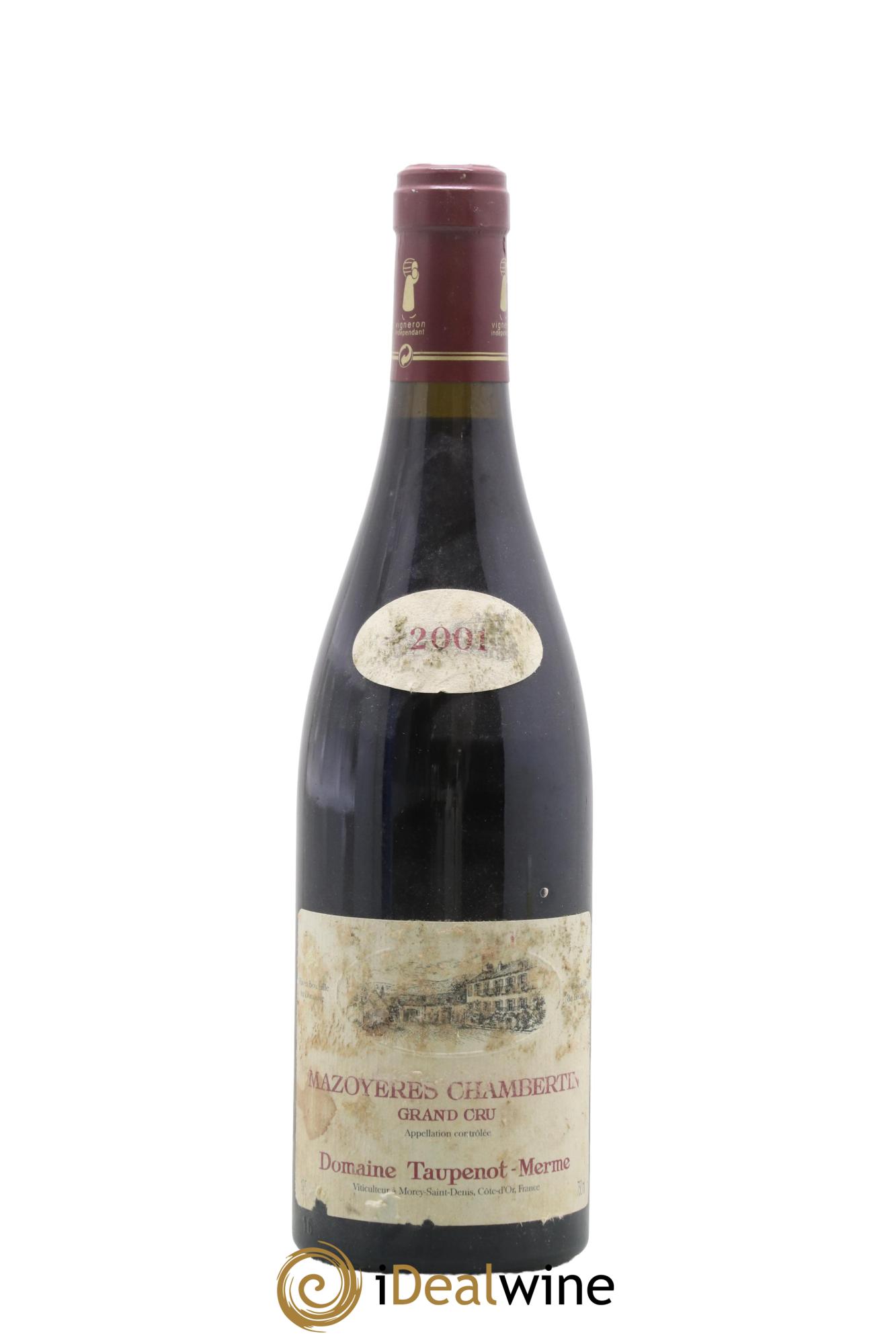 Mazoyères-Chambertin Grand Cru Taupenot-Merme 2001 - Lot de 1 bouteille - 0
