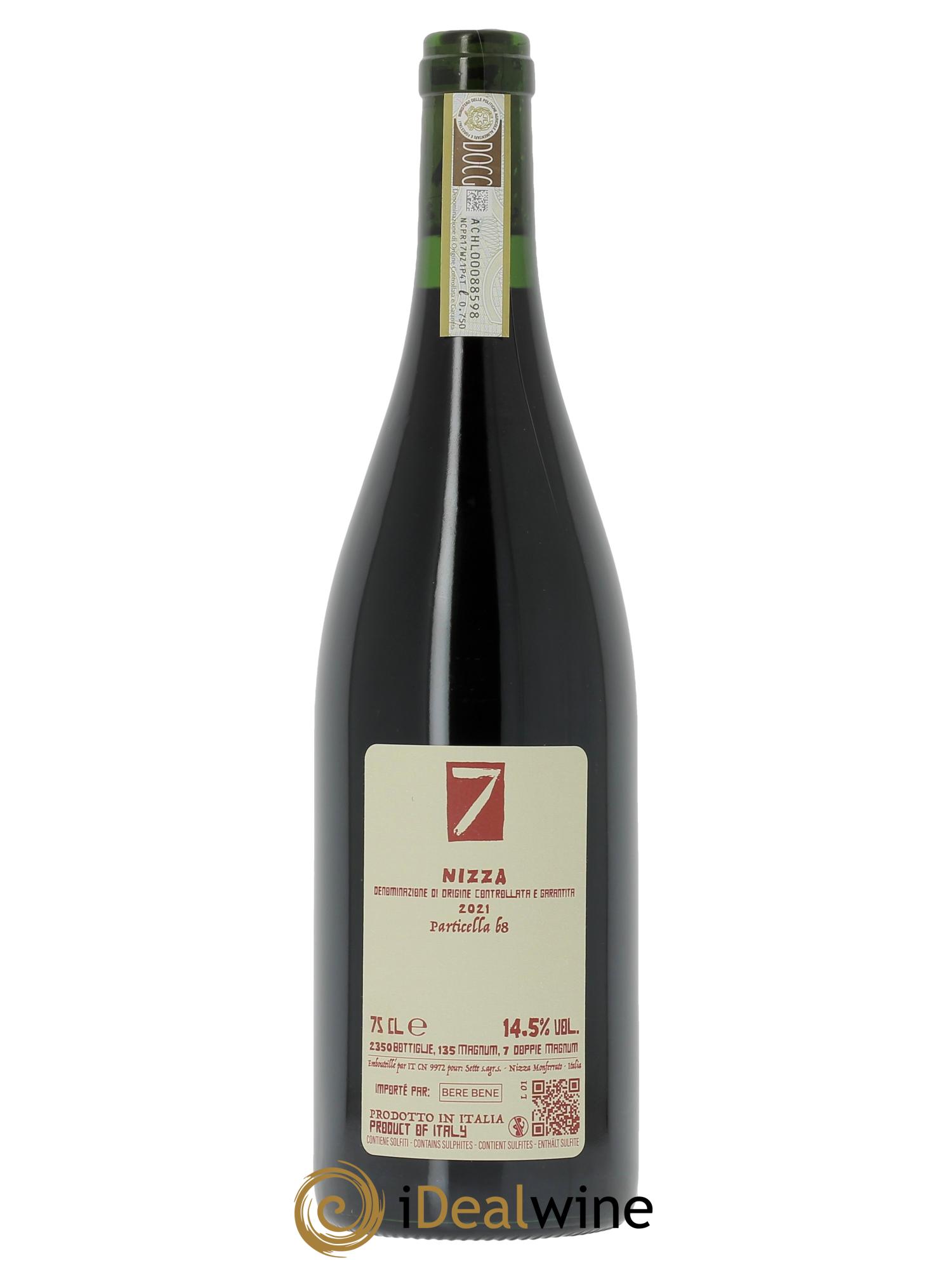 Nizza DOCG Parcella B8 Sette 2021 - Lot de 1 bouteille - 1