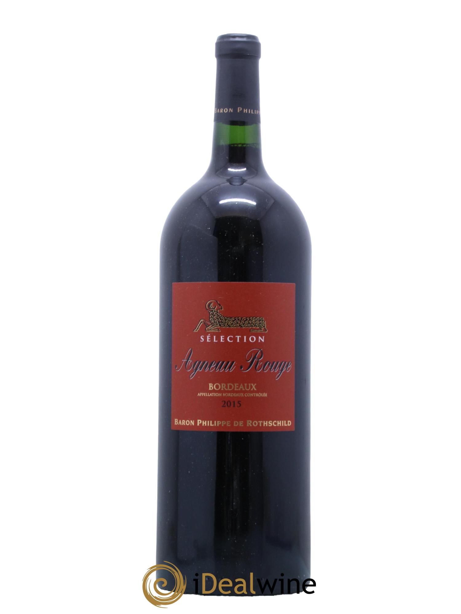 Bordeaux Agneau Rouge Baron Philippe de Rothchild 2015 - Lot de 1 magnum - 0