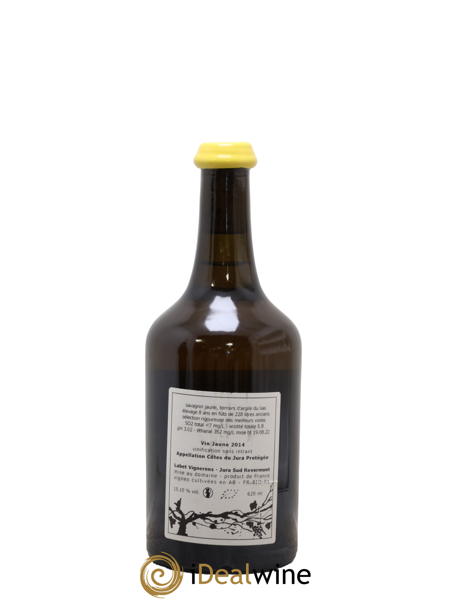 Côtes du Jura Vin Jaune Romain - Julien - Charline Labet 2014 - Lotto di 1 clavelin - 1