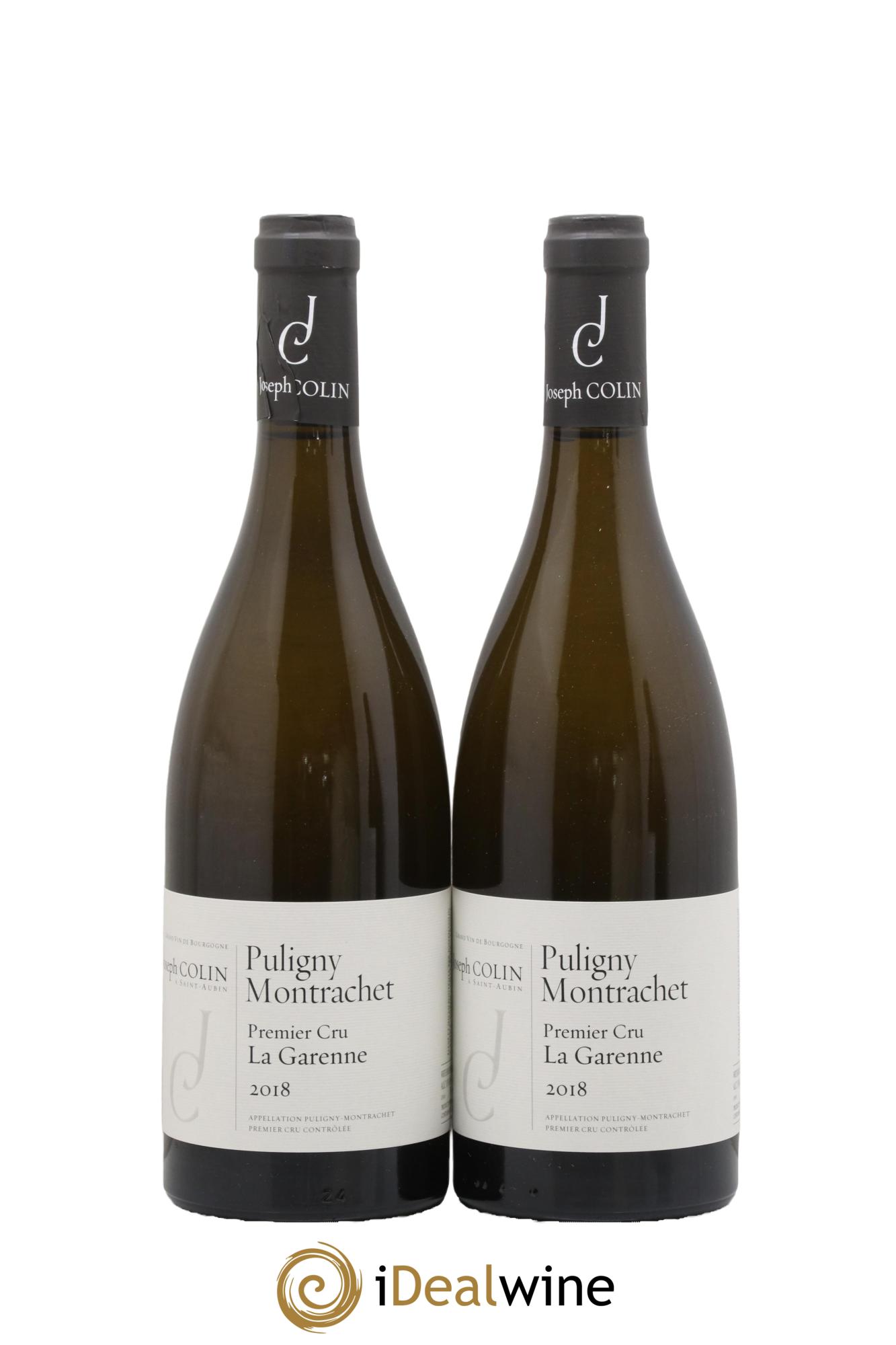 Puligny-Montrachet  1er Cru La Garenne Joseph Colin 2018 - Lot de 2 bouteilles - 0