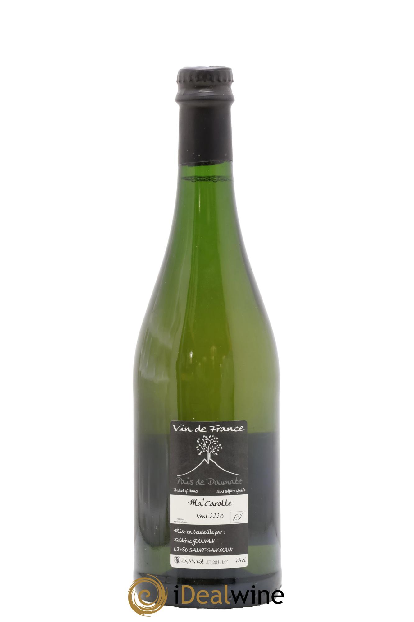 Vin de France Ma Carotte Vignoble de l'Arbre Blanc 2020 - Lot of 1 bottle - 1