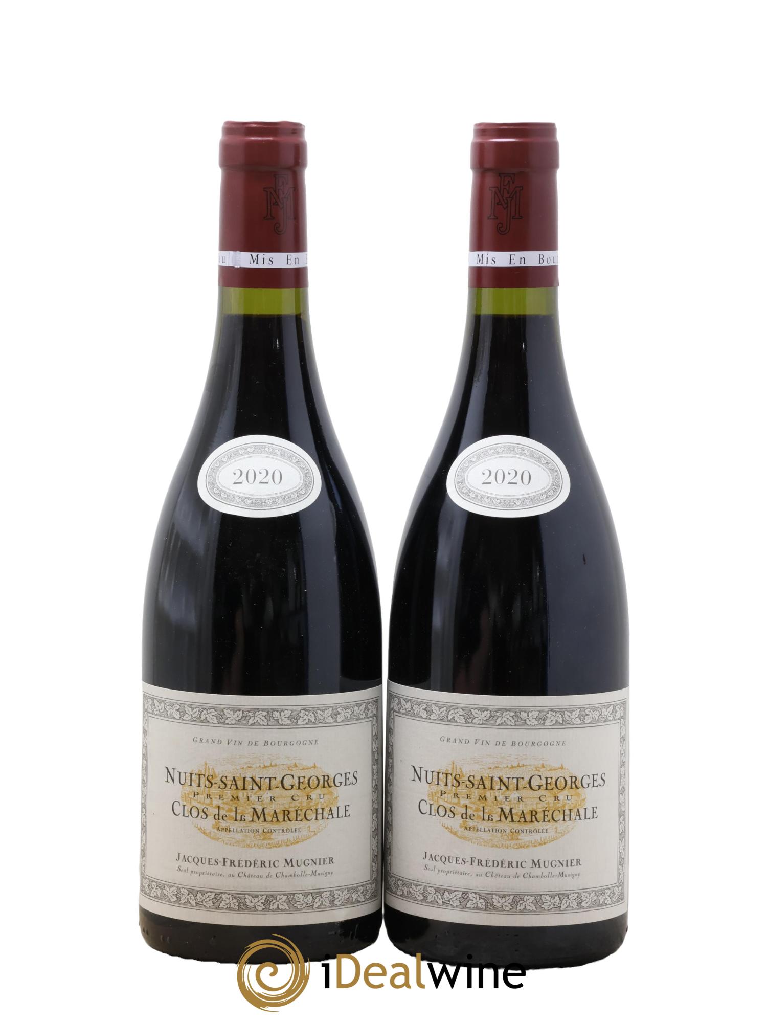 Nuits-Saint-Georges 1er Cru Clos de La Maréchale Jacques-Frédéric Mugnier 2020 - Lotto di 2 bottiglie - 0