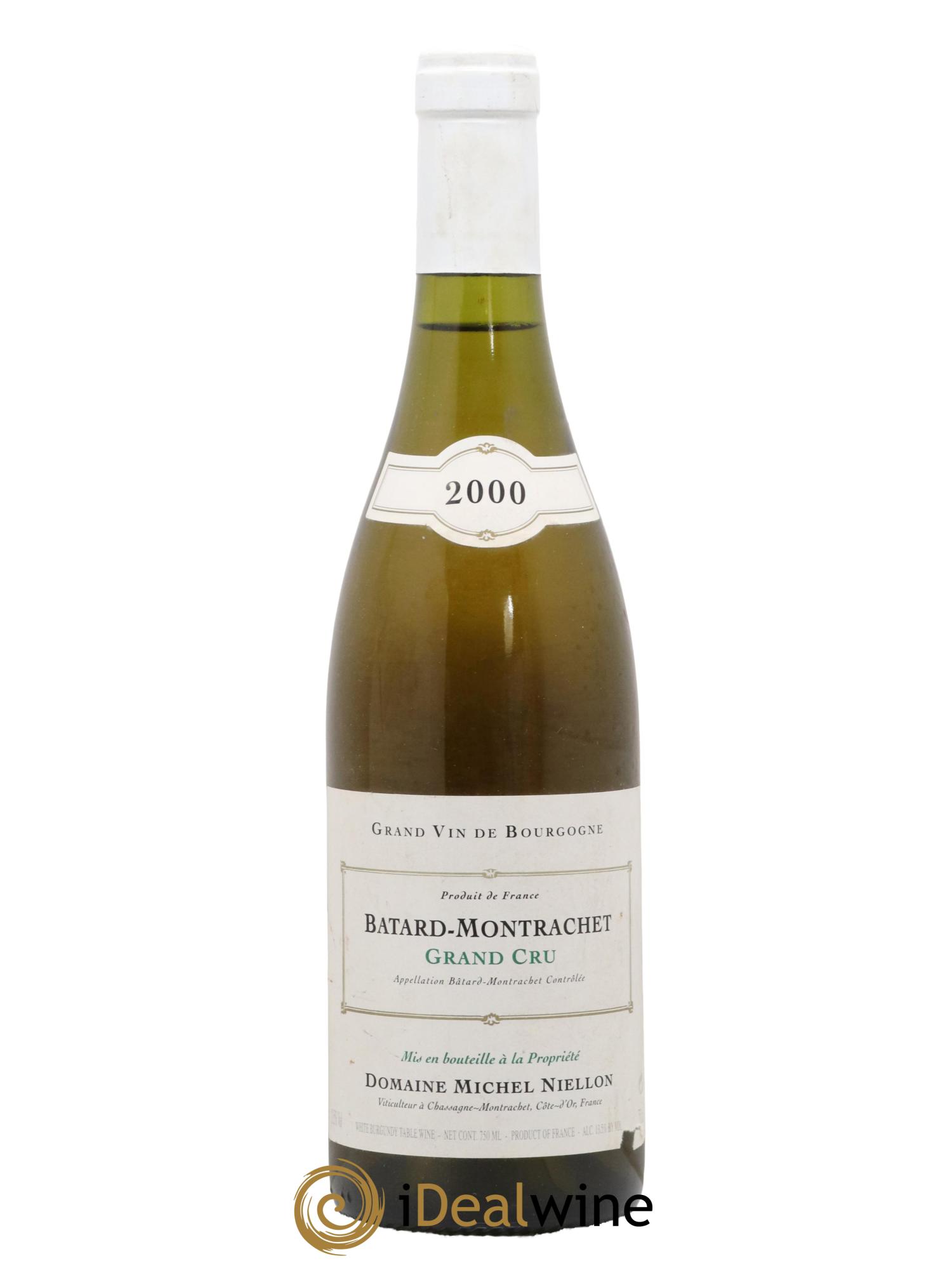 Bâtard-Montrachet Grand Cru Michel Niellon (Domaine) 2000 - Lot de 1 bouteille - 0