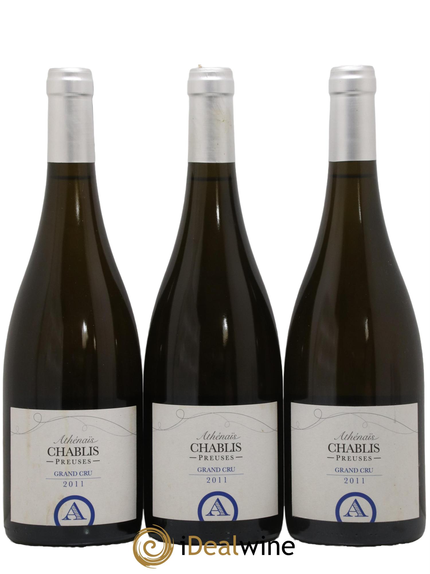 Chablis Grand Cru Preuses Athenais 2011 - Lot de 3 bouteilles - 0