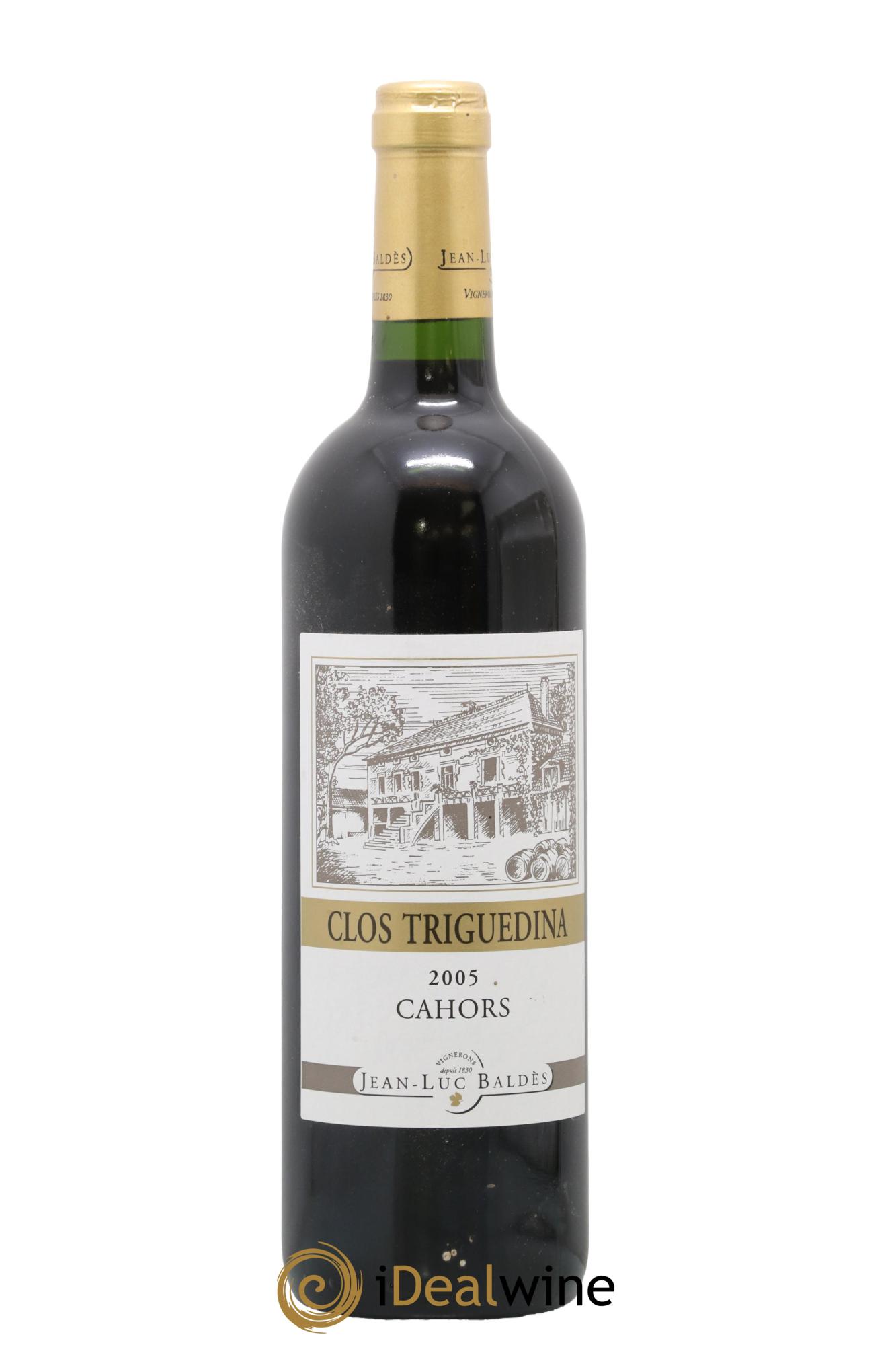 Cahors Clos Triguedina Jean-Luc Baldès 2005 - Lot de 1 bouteille - 0