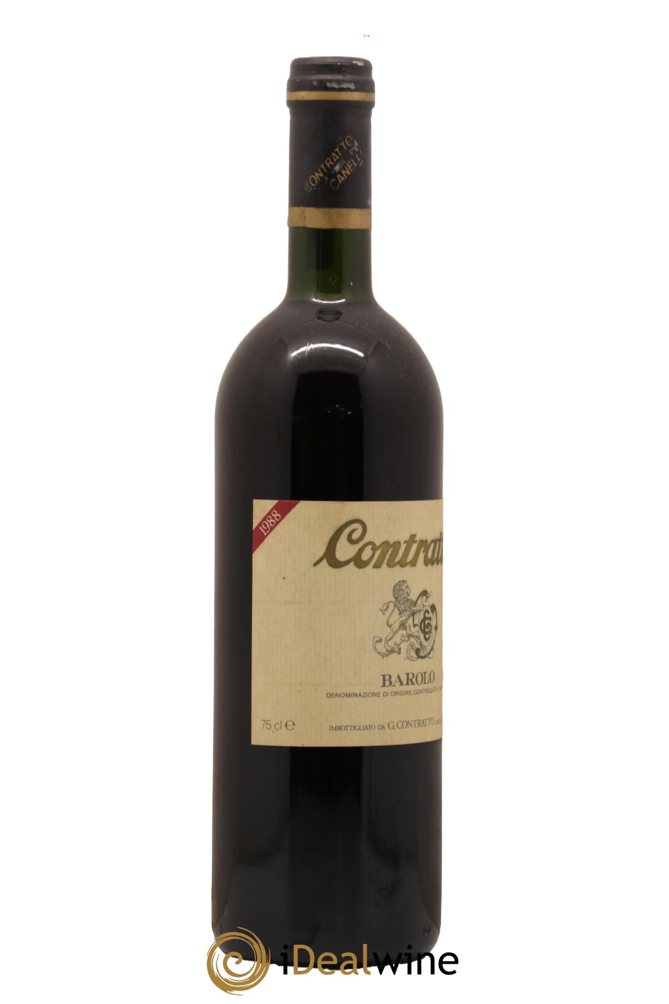 Barolo Contratto 1988 - Lot de 1 bouteille - 1