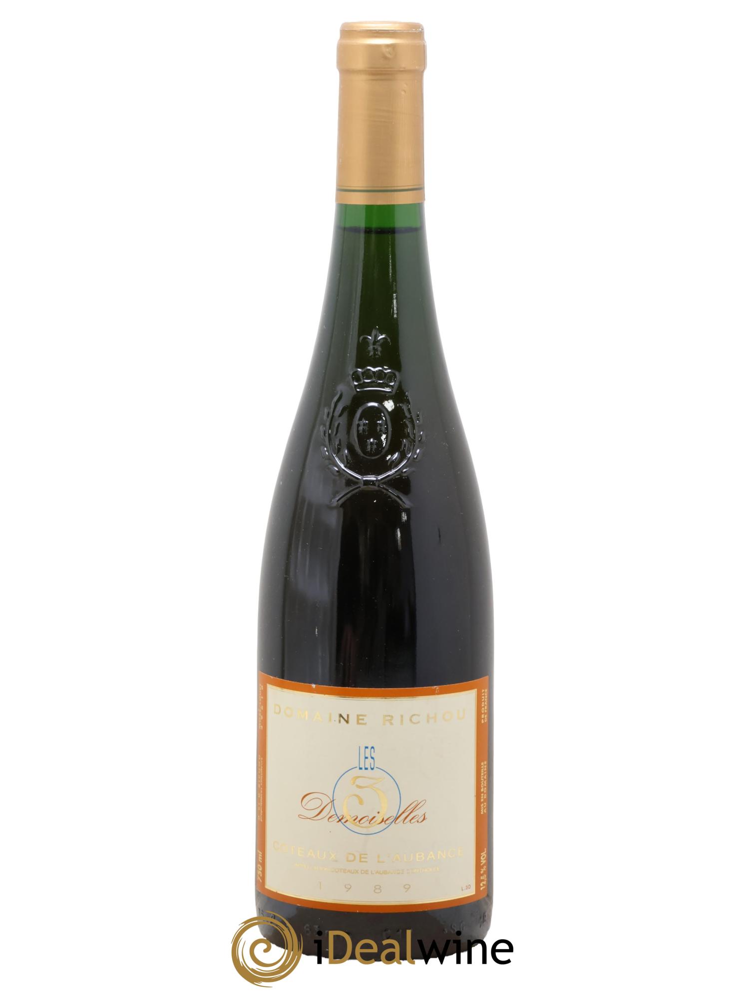 Coteaux de l'Aubance Les 3 Demoiselles Domaine Richou 1989 - Lotto di 1 bottiglia - 0