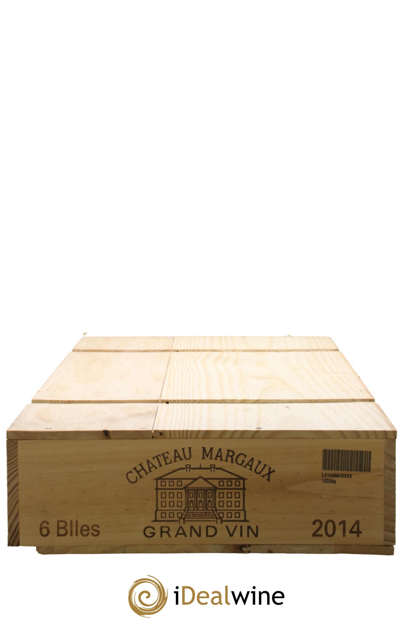 Château Margaux 1er Grand Cru Classé 2014 - Lot de 6 bouteilles - 6