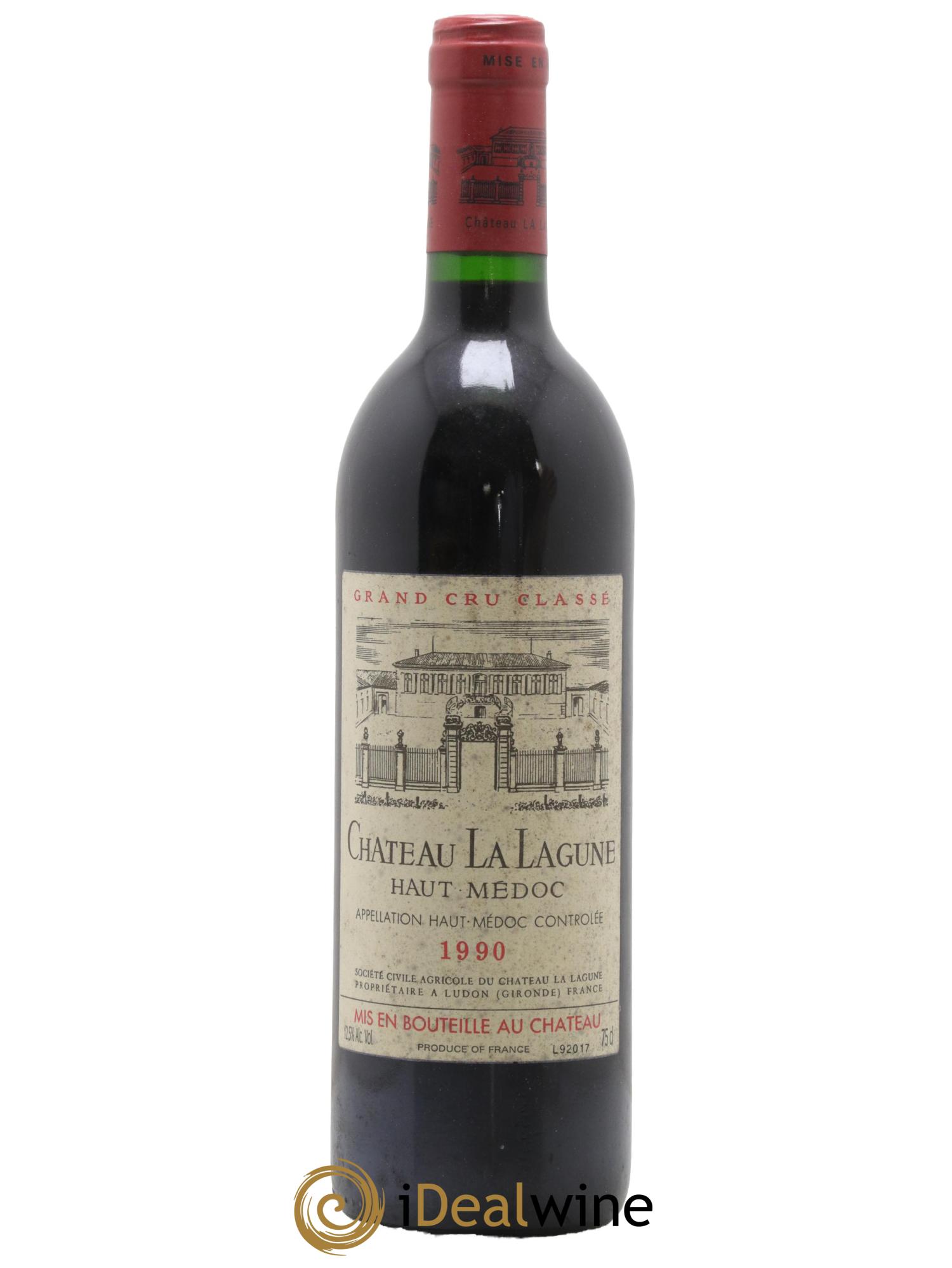 Château la Lagune 3ème Grand Cru Classé 1990 - Lot de 1 bouteille - 0